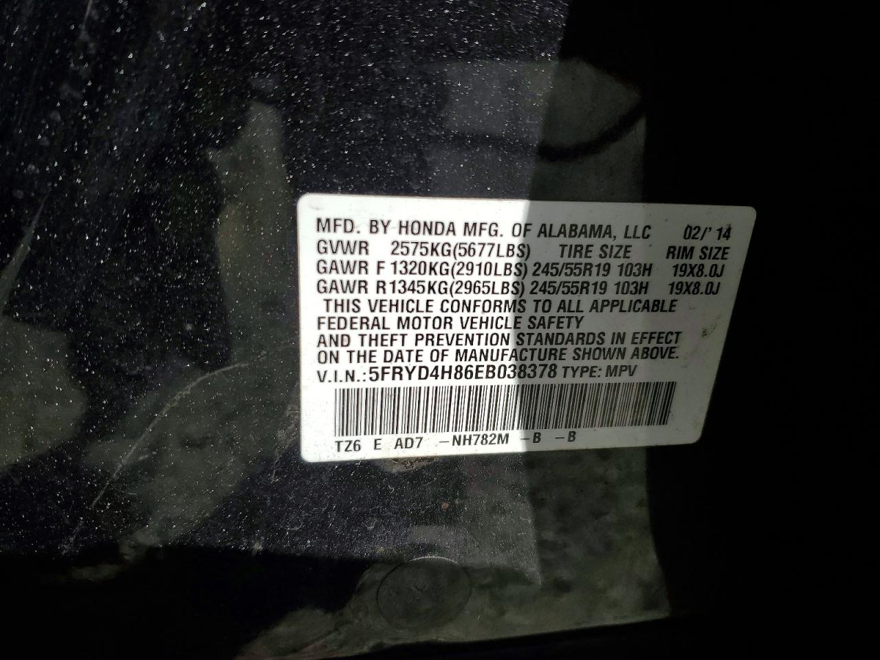 2014 Acura Mdx Advance Gray vin: 5FRYD4H86EB038378