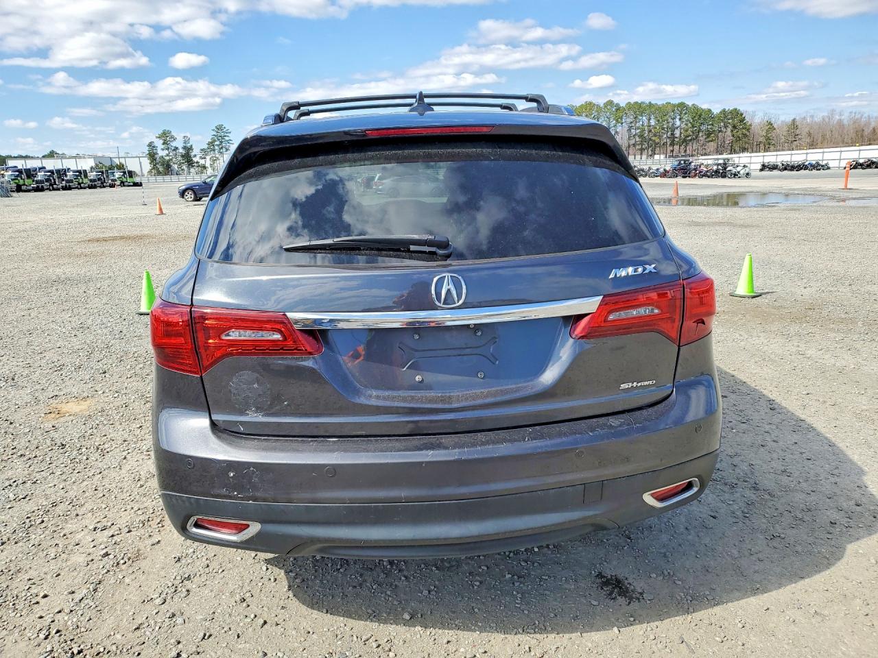 2014 Acura Mdx Advance Gray vin: 5FRYD4H86EB038378