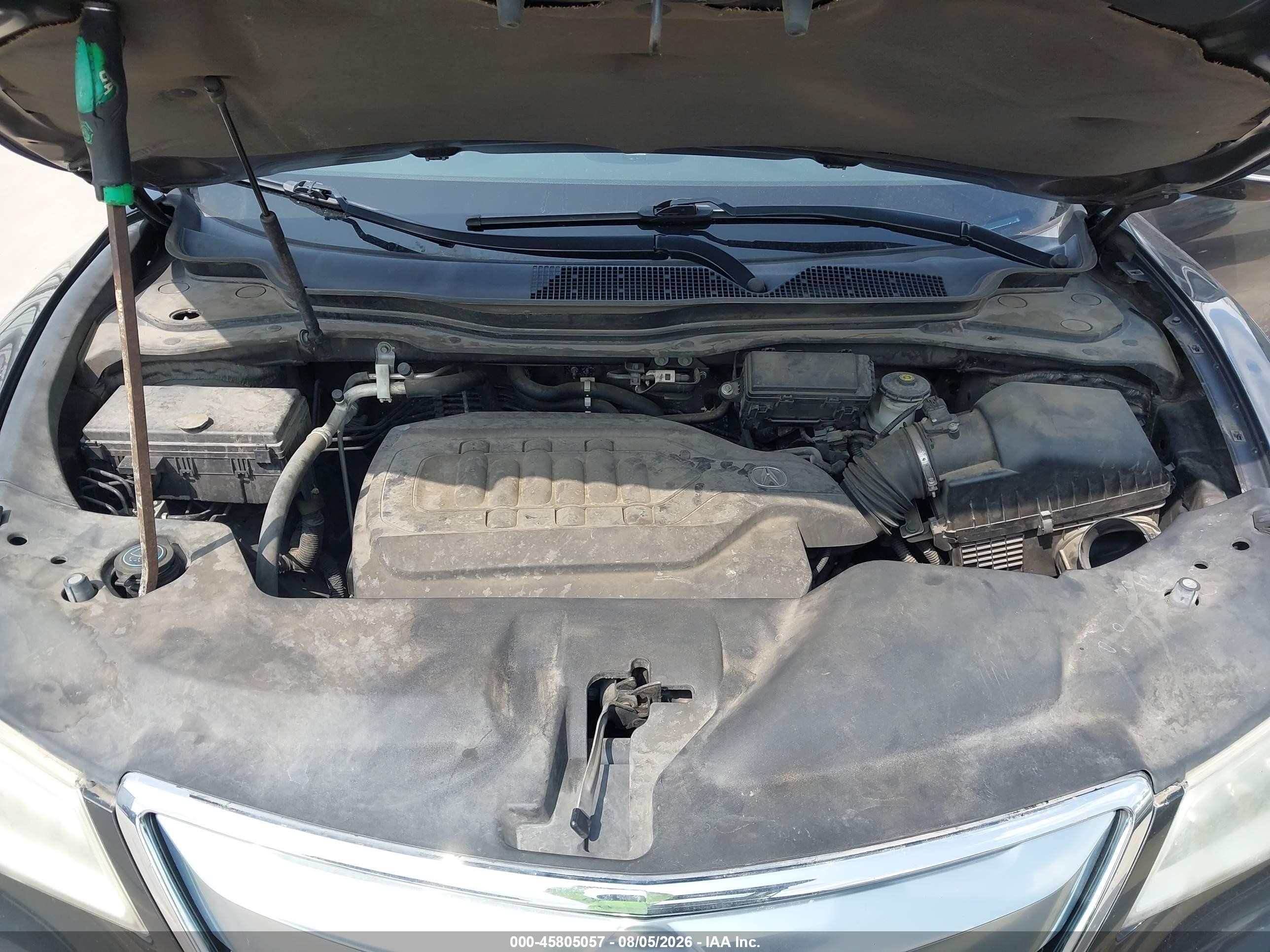 2015 Acura Mdx Advance Pkg W/entertainment Pkg Gray vin: 5FRYD4H86FB015099