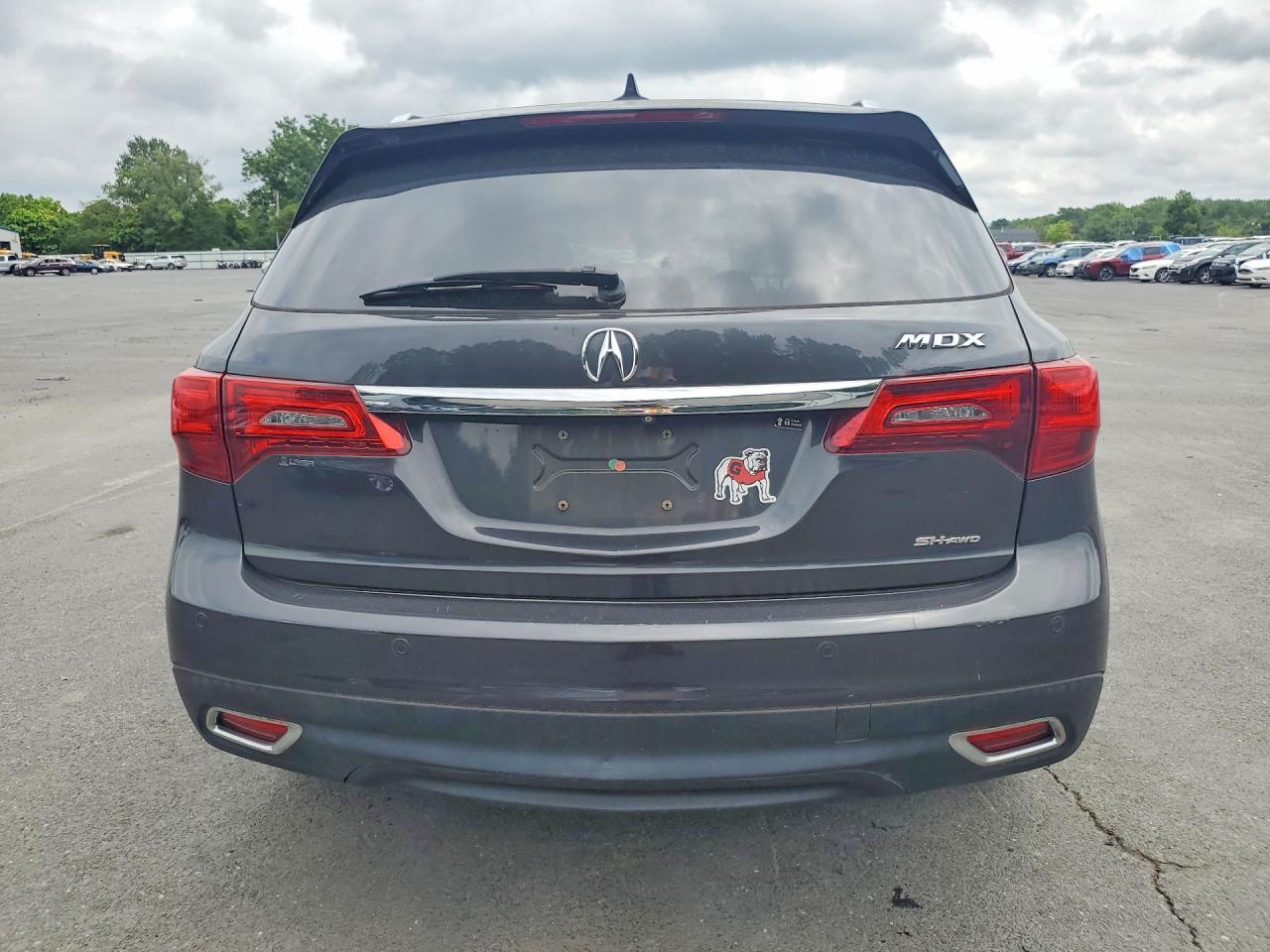 2014 Acura Mdx Advance Gray vin: 5FRYD4H87EB019855