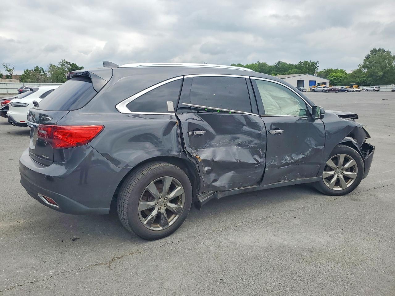 2014 Acura Mdx Advance Gray vin: 5FRYD4H87EB019855