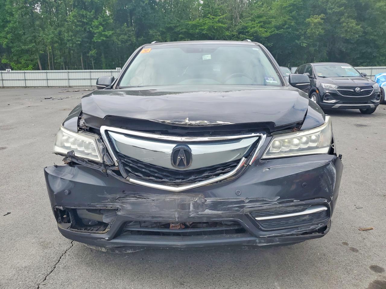 2014 Acura Mdx Advance Gray vin: 5FRYD4H87EB019855
