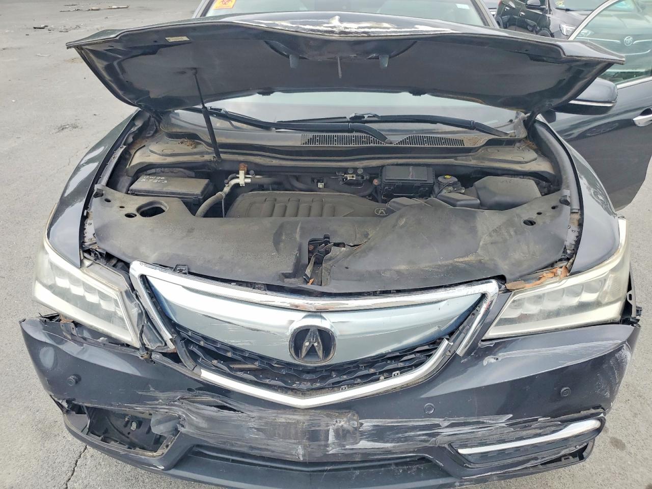 2014 Acura Mdx Advance Gray vin: 5FRYD4H87EB019855