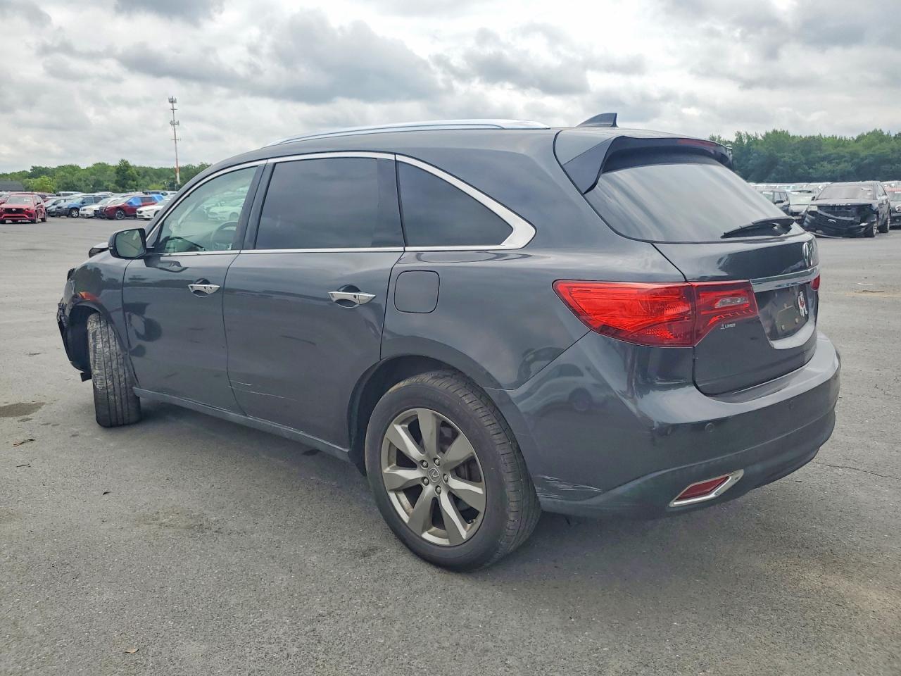 2014 Acura Mdx Advance Gray vin: 5FRYD4H87EB019855