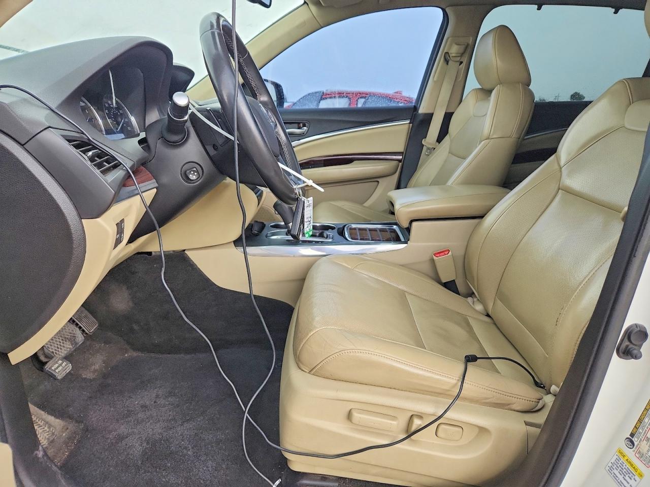2015 Acura Mdx Advance White vin: 5FRYD4H87FB006931