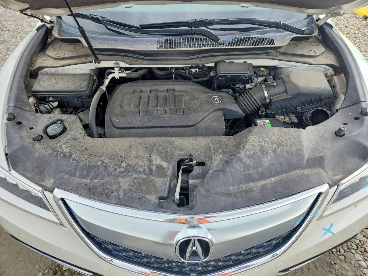 2015 Acura Mdx Advance White vin: 5FRYD4H87FB006931