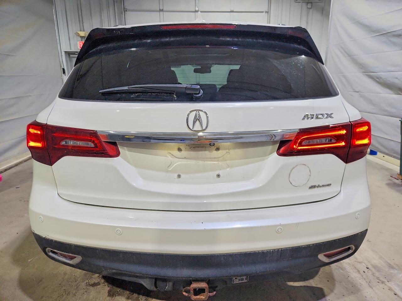 2015 Acura Mdx Advance White vin: 5FRYD4H87FB013796
