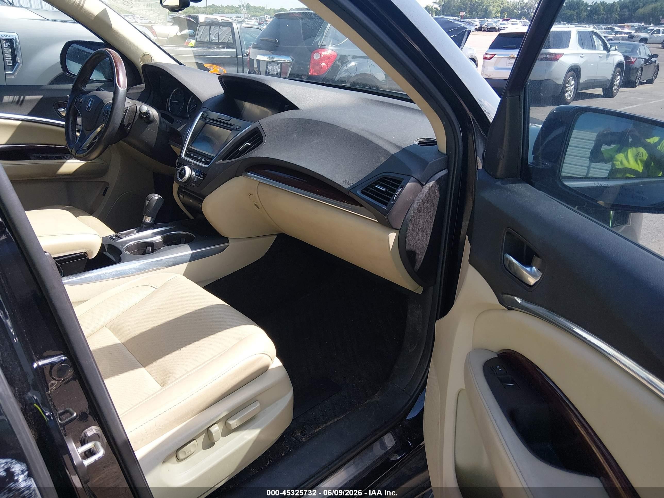 2015 Acura Mdx Advance Pkg W/entertainment Pkg Black vin: 5FRYD4H88FB020546