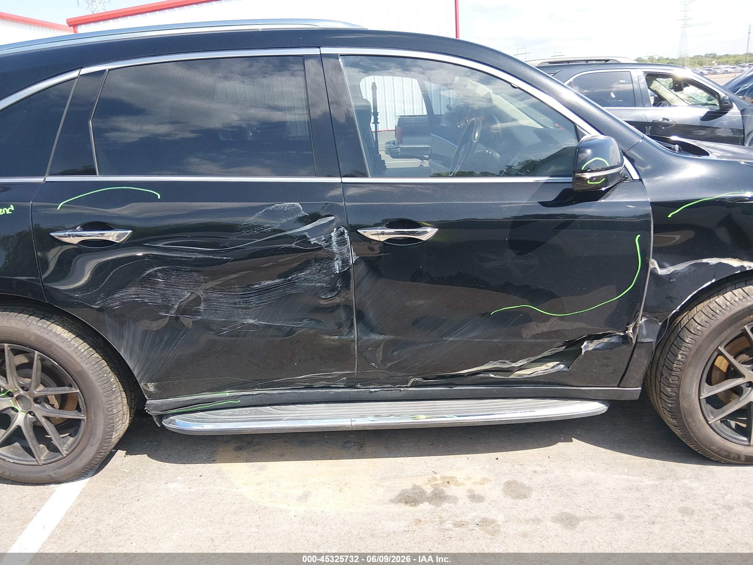 2015 Acura Mdx Advance Pkg W/entertainment Pkg Black vin: 5FRYD4H88FB020546