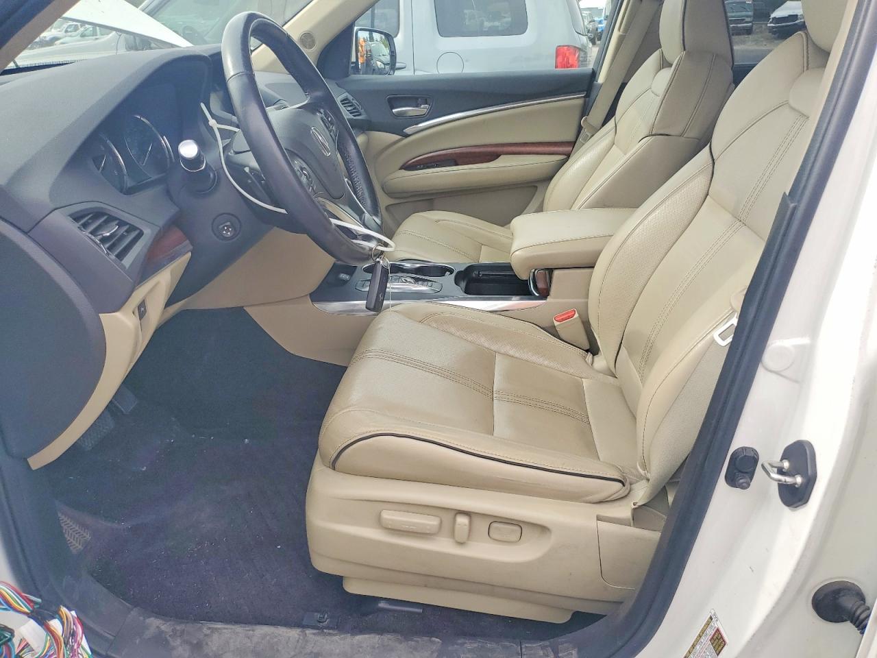 2017 Acura Mdx Advance White vin: 5FRYD4H88HB009680