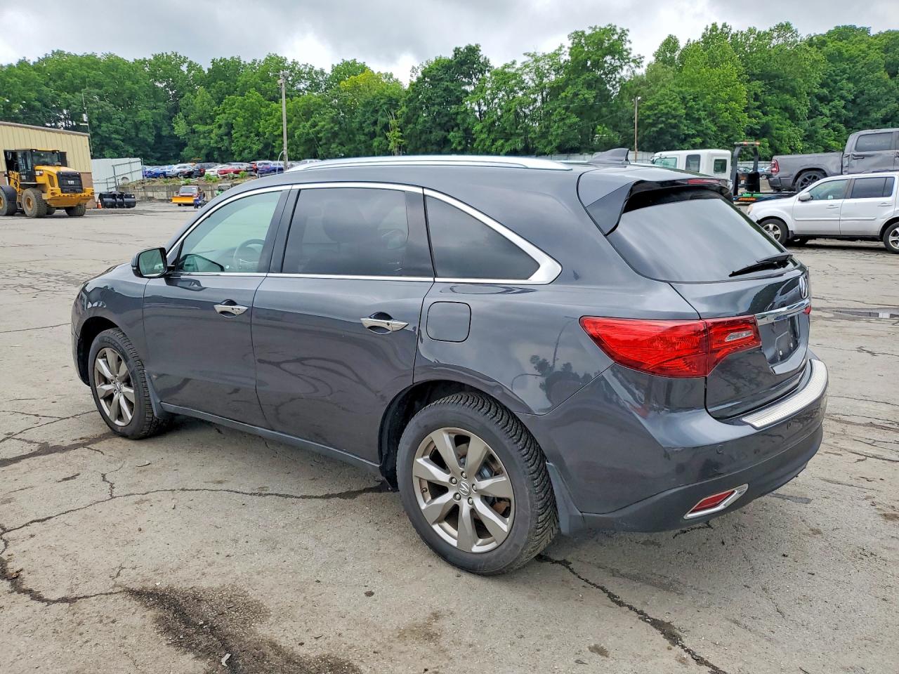 2014 Acura Mdx Advance Gray vin: 5FRYD4H89EB021882
