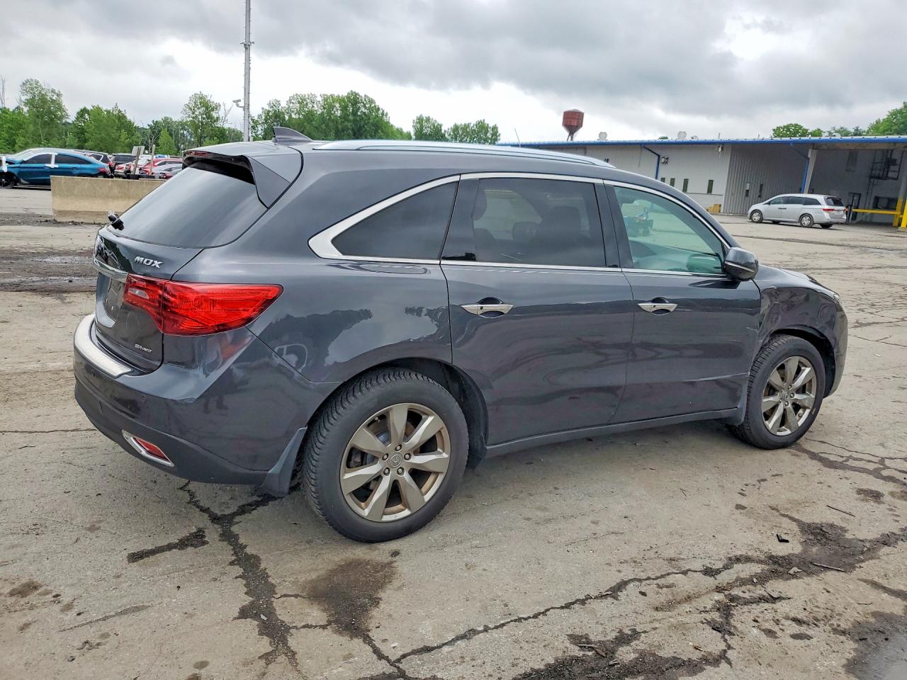2014 Acura Mdx Advance Gray vin: 5FRYD4H89EB021882