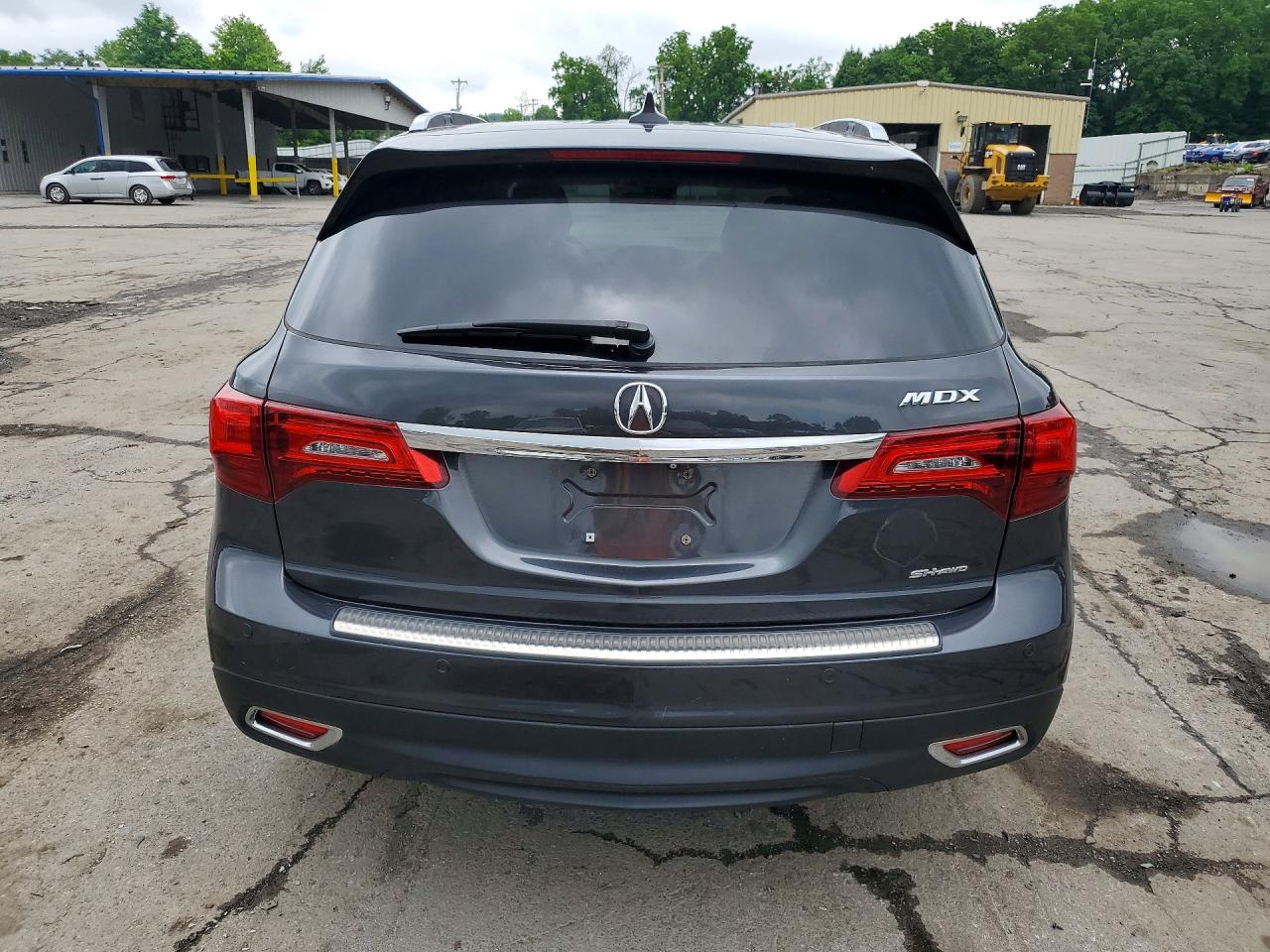 2014 Acura Mdx Advance Gray vin: 5FRYD4H89EB021882