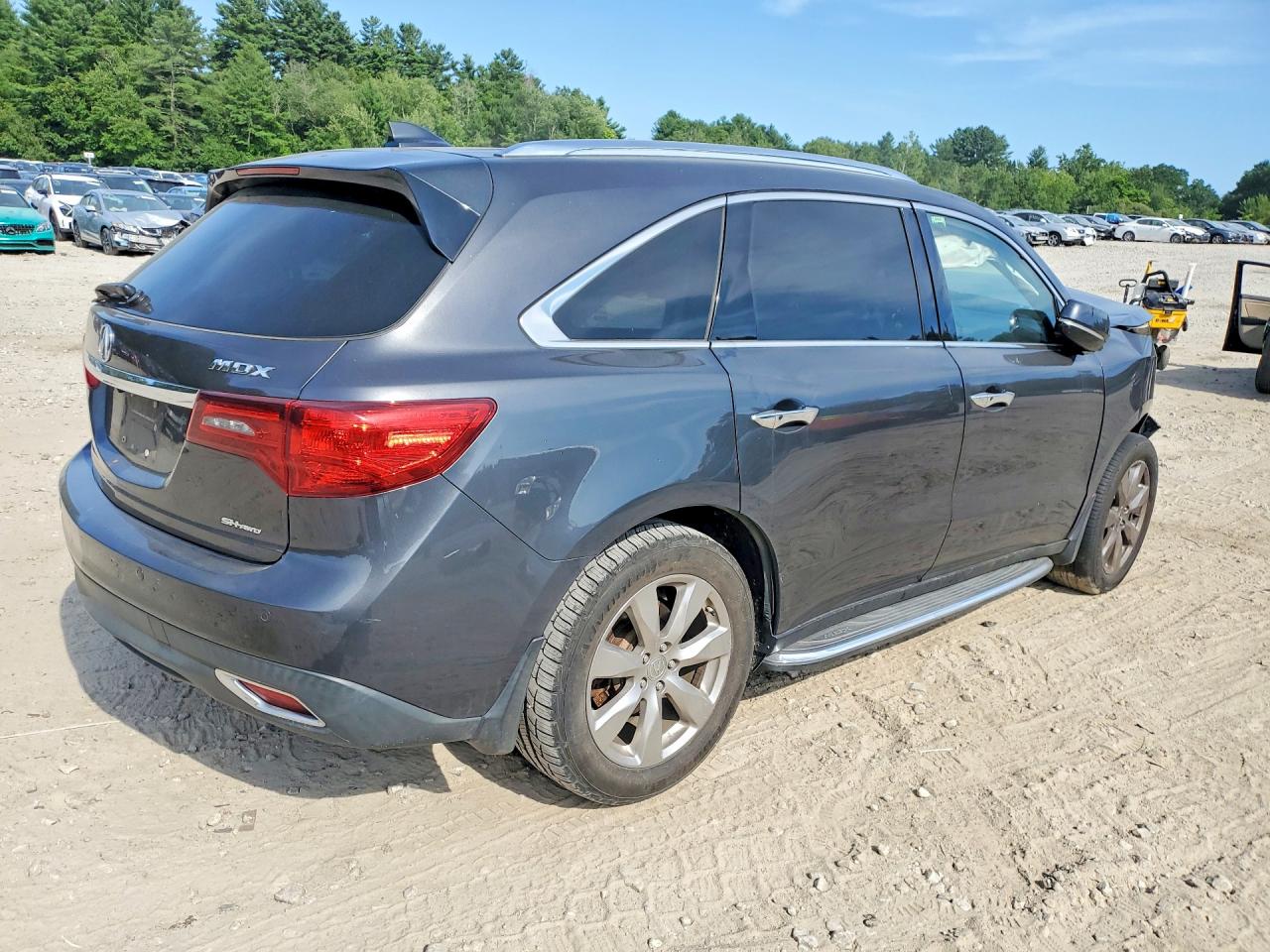 2014 Acura Mdx Advance Gray vin: 5FRYD4H89EB031151