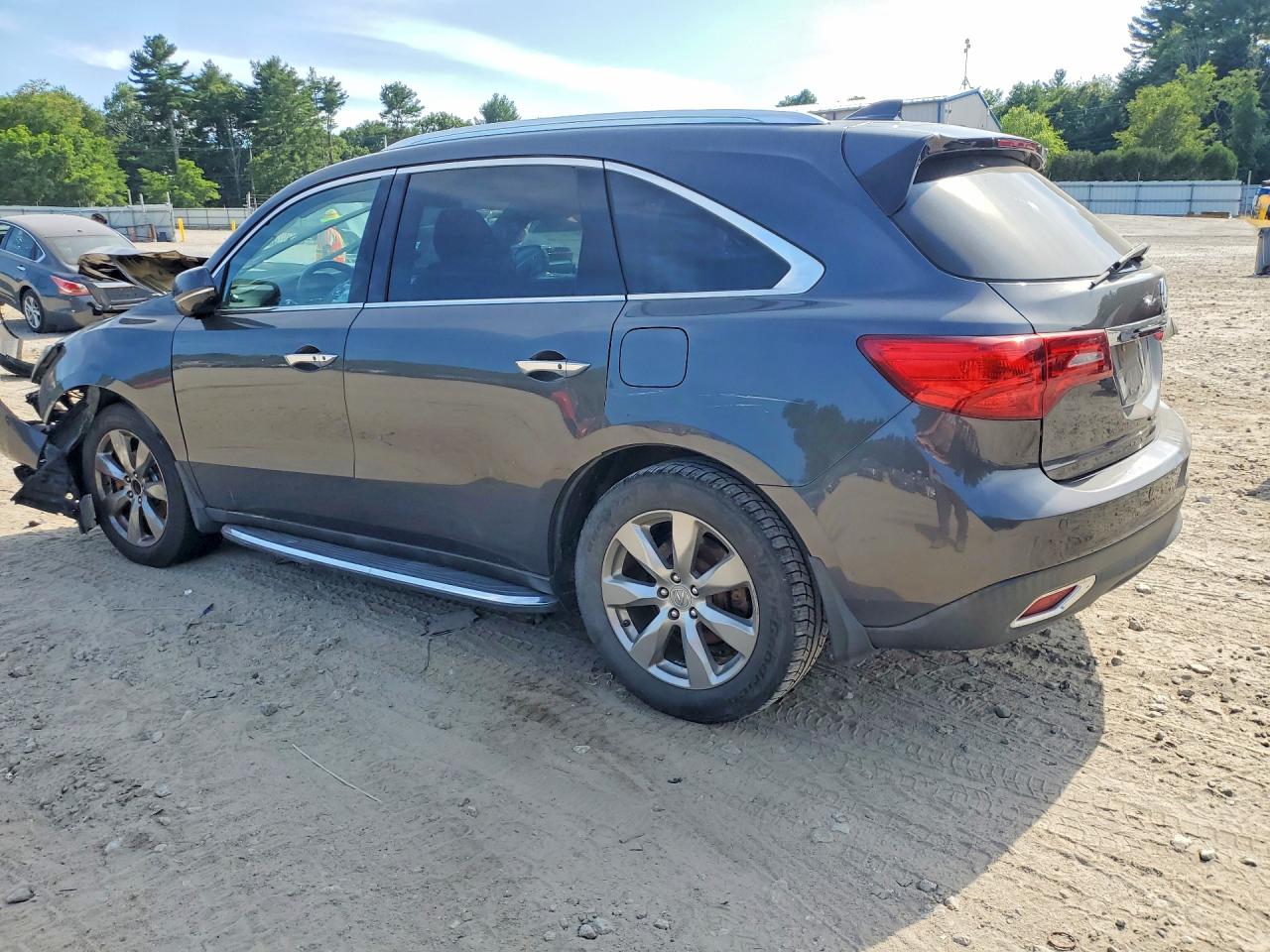 2014 Acura Mdx Advance Gray vin: 5FRYD4H89EB031151