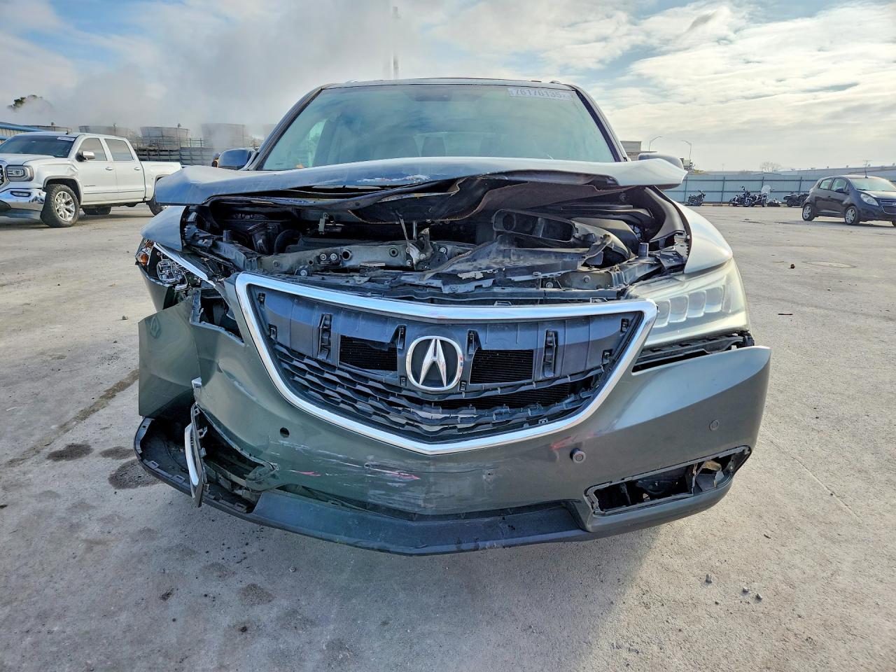 2014 Acura Mdx Advance Gray vin: 5FRYD4H89EB045163
