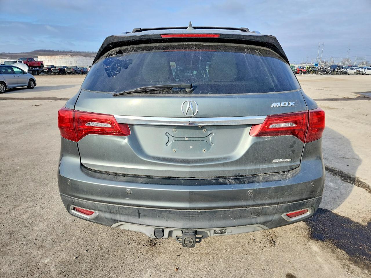 2014 Acura Mdx Advance Gray vin: 5FRYD4H89EB045163