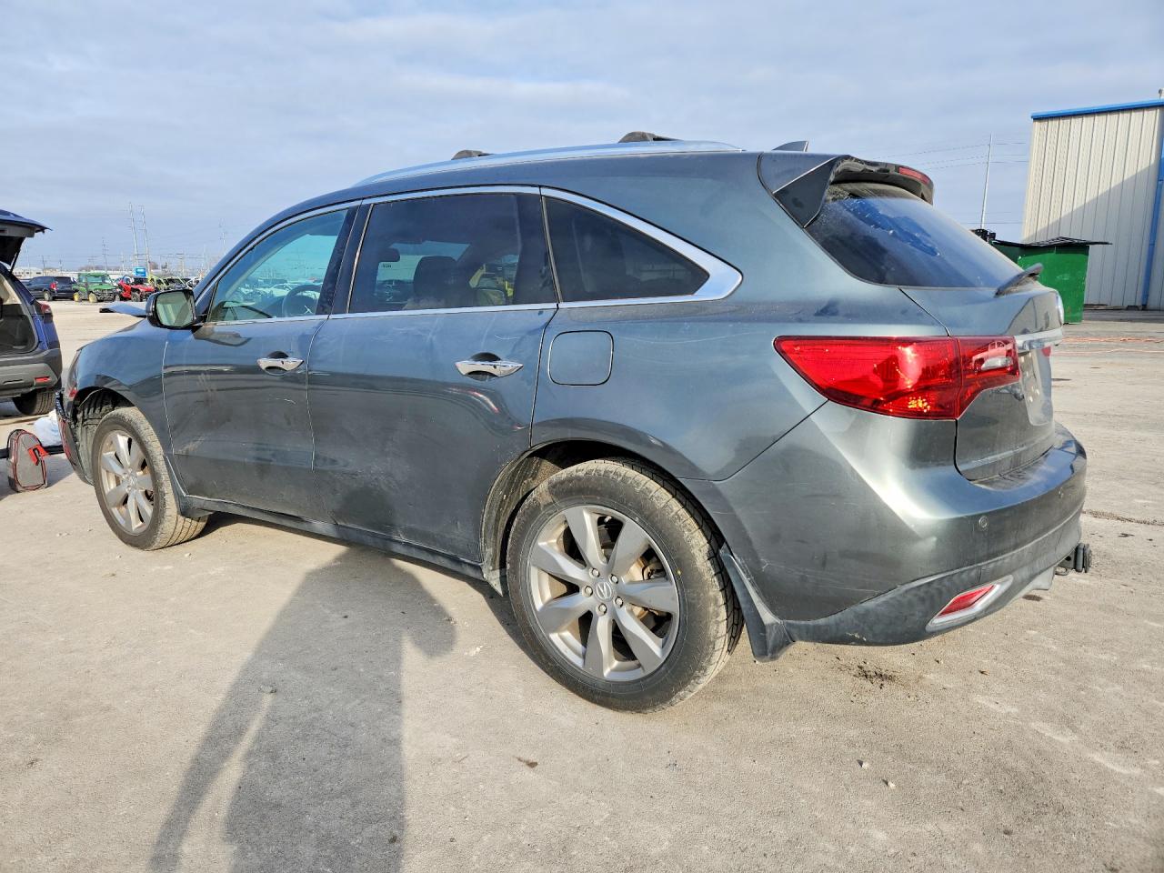 2014 Acura Mdx Advance Gray vin: 5FRYD4H89EB045163