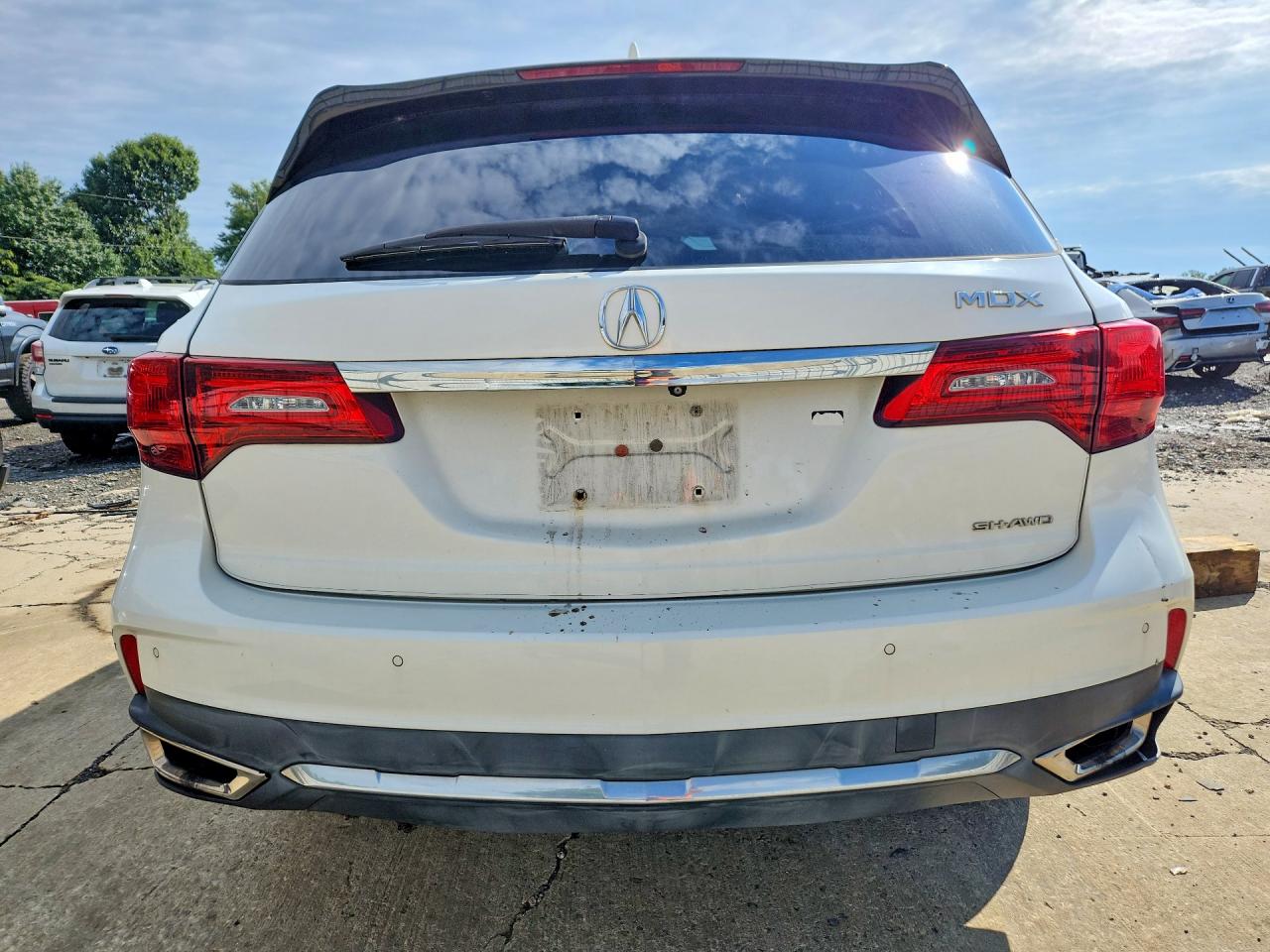 2017 Acura Mdx Advance Белый vin: 5FRYD4H9XHB005915