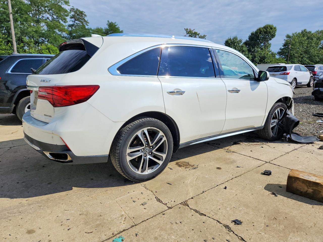 2017 Acura Mdx Advance Белый vin: 5FRYD4H9XHB005915