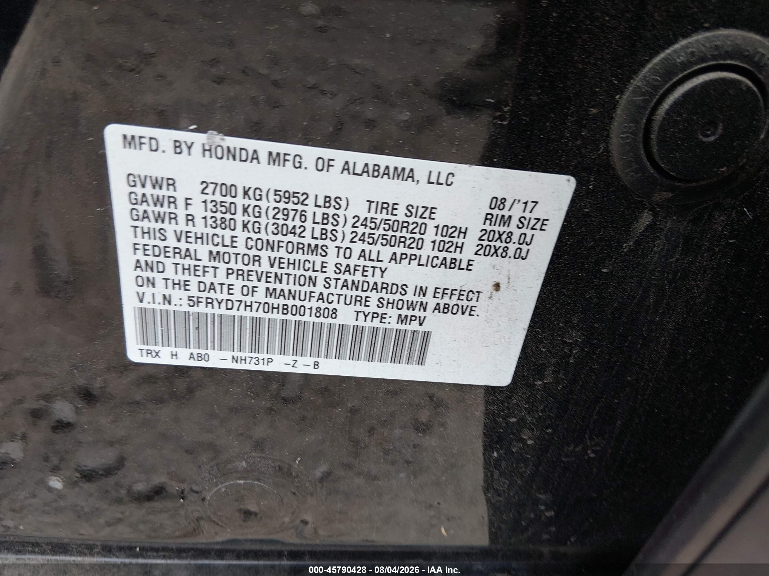 2017 Acura Mdx Sport Hybrid Advance Package Черный vin: 5FRYD7H70HB001808