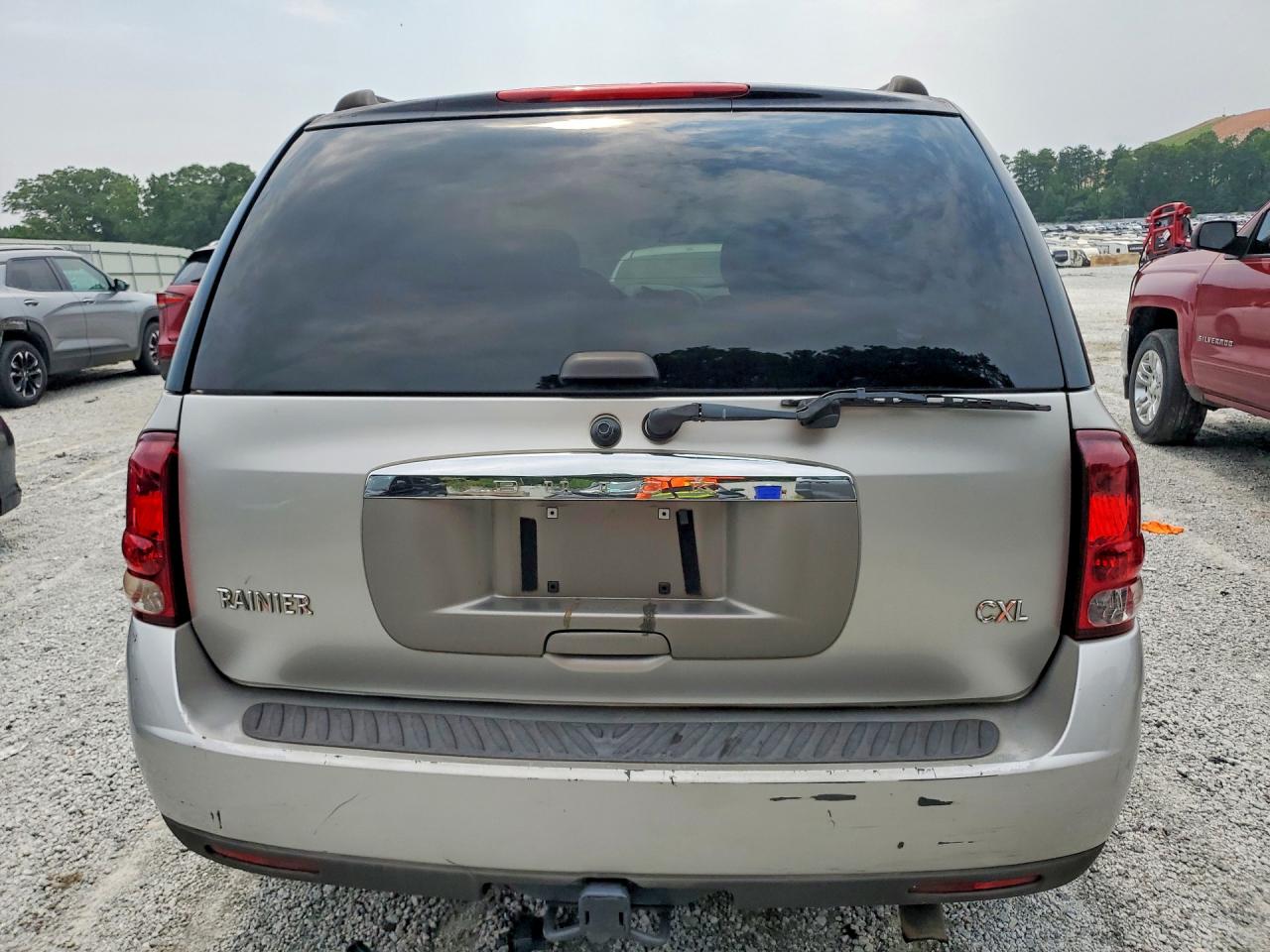 2005 Buick Rainier Cxl Silver vin: 5GADS13S052237910