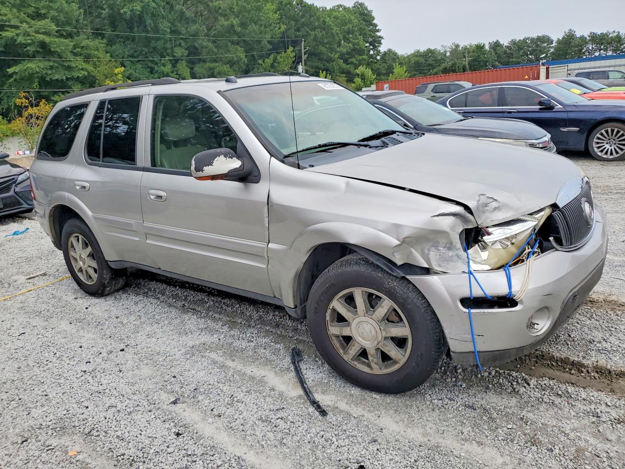 2005 Buick Rainier Cxl Silver vin: 5GADS13S052237910