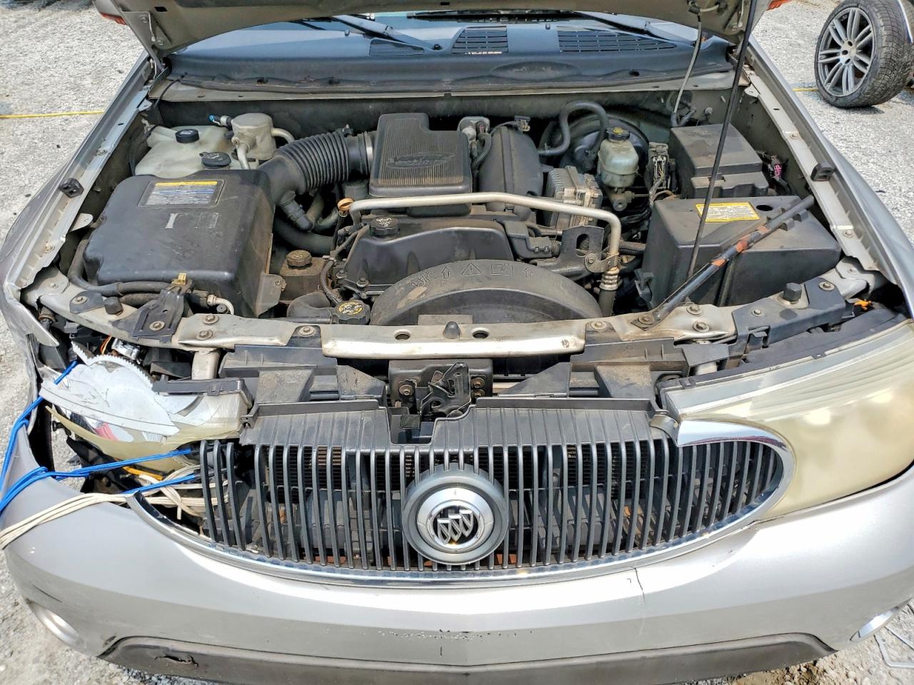 2005 Buick Rainier Cxl Silver vin: 5GADS13S052237910