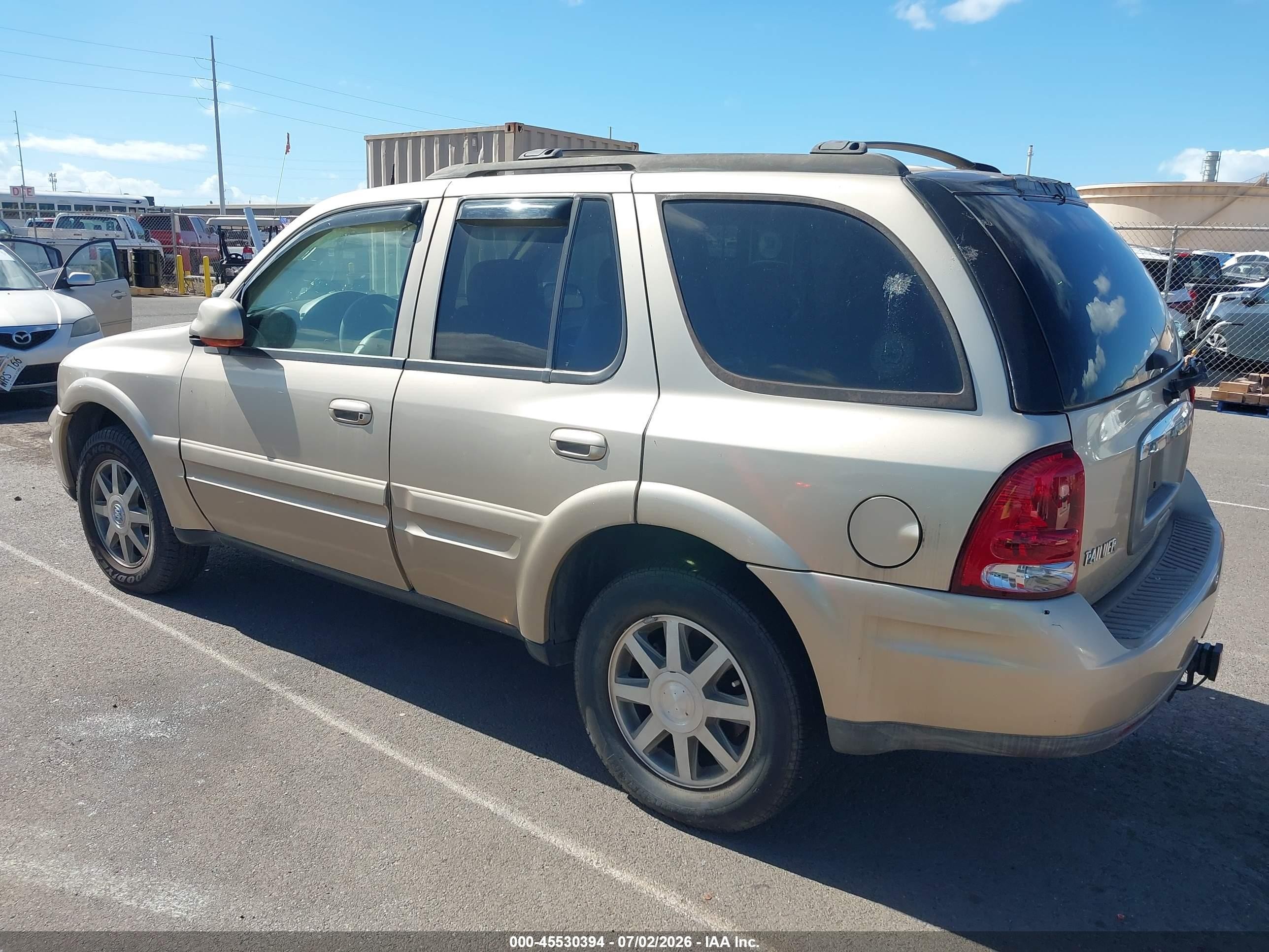 2004 Buick Rainier Cxl Plus Gold vin: 5GADS13S142293191
