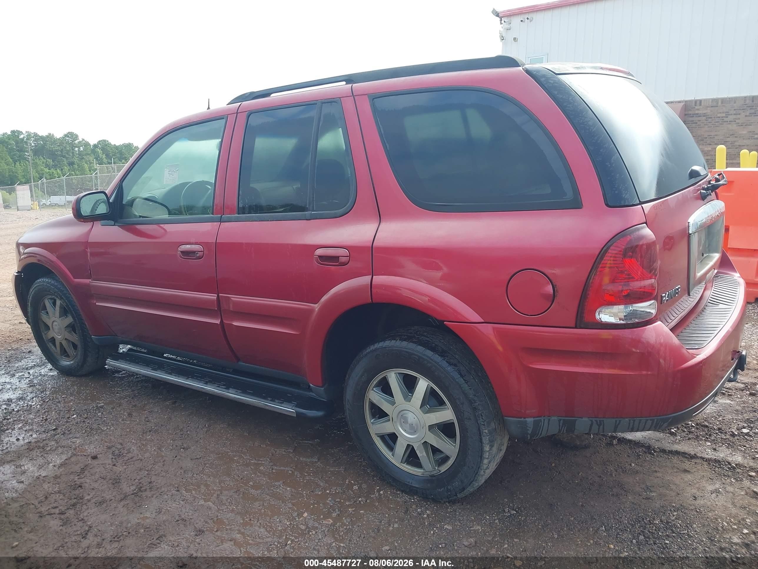 2005 Buick Rainier Cxl Red vin: 5GADS13S452129693