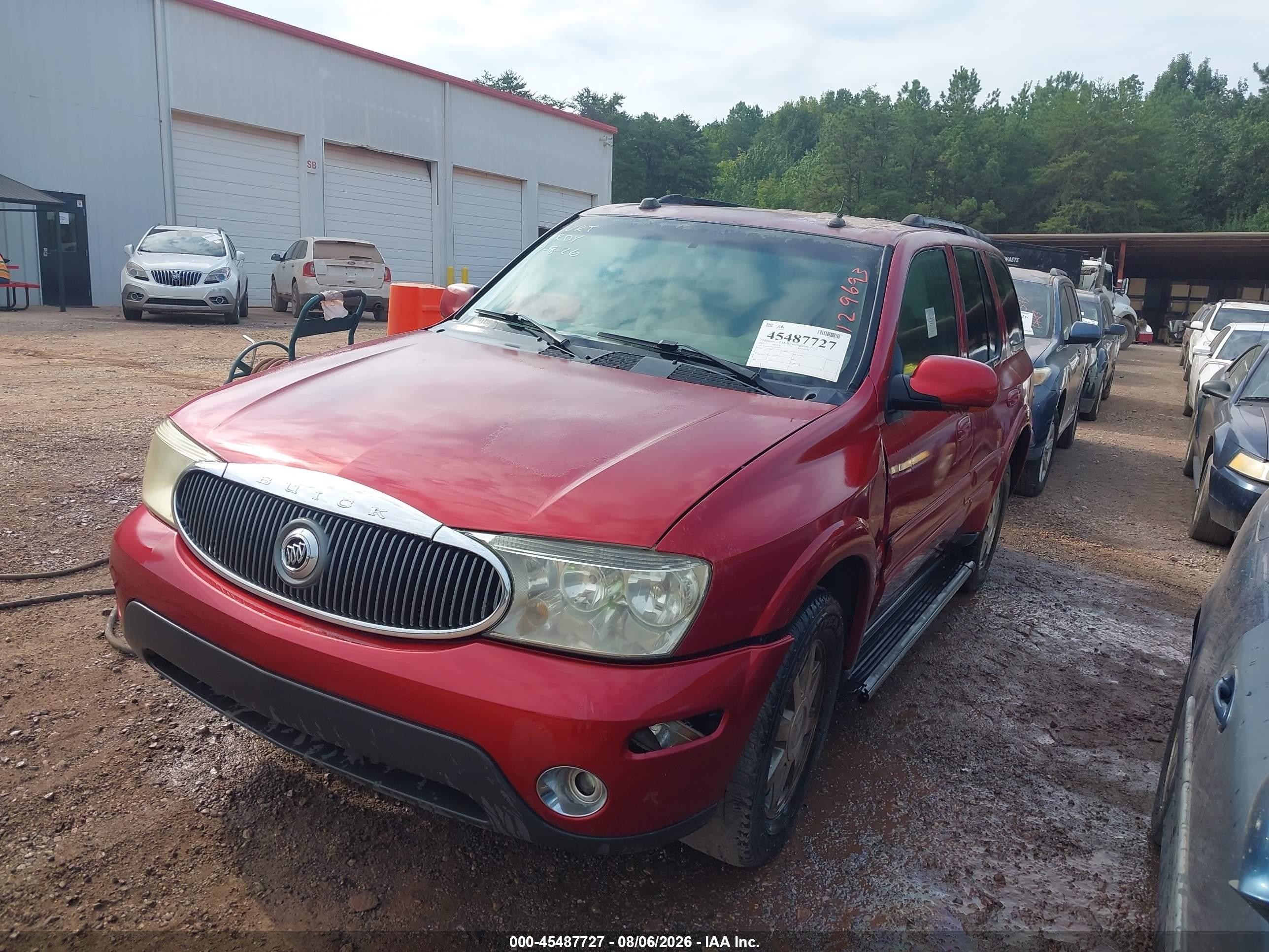 2005 Buick Rainier Cxl Red vin: 5GADS13S452129693