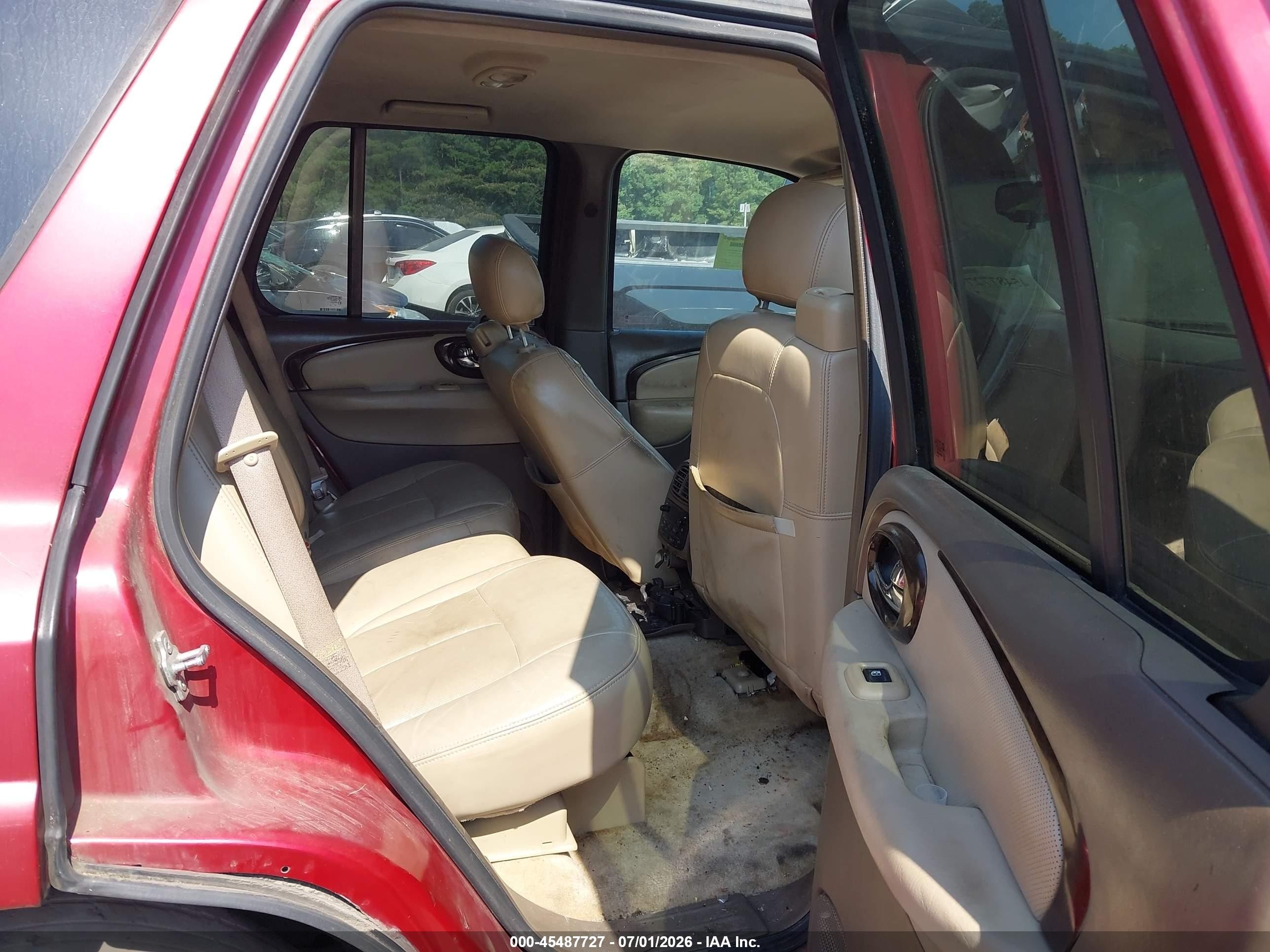 2005 Buick Rainier Cxl Red vin: 5GADS13S452129693