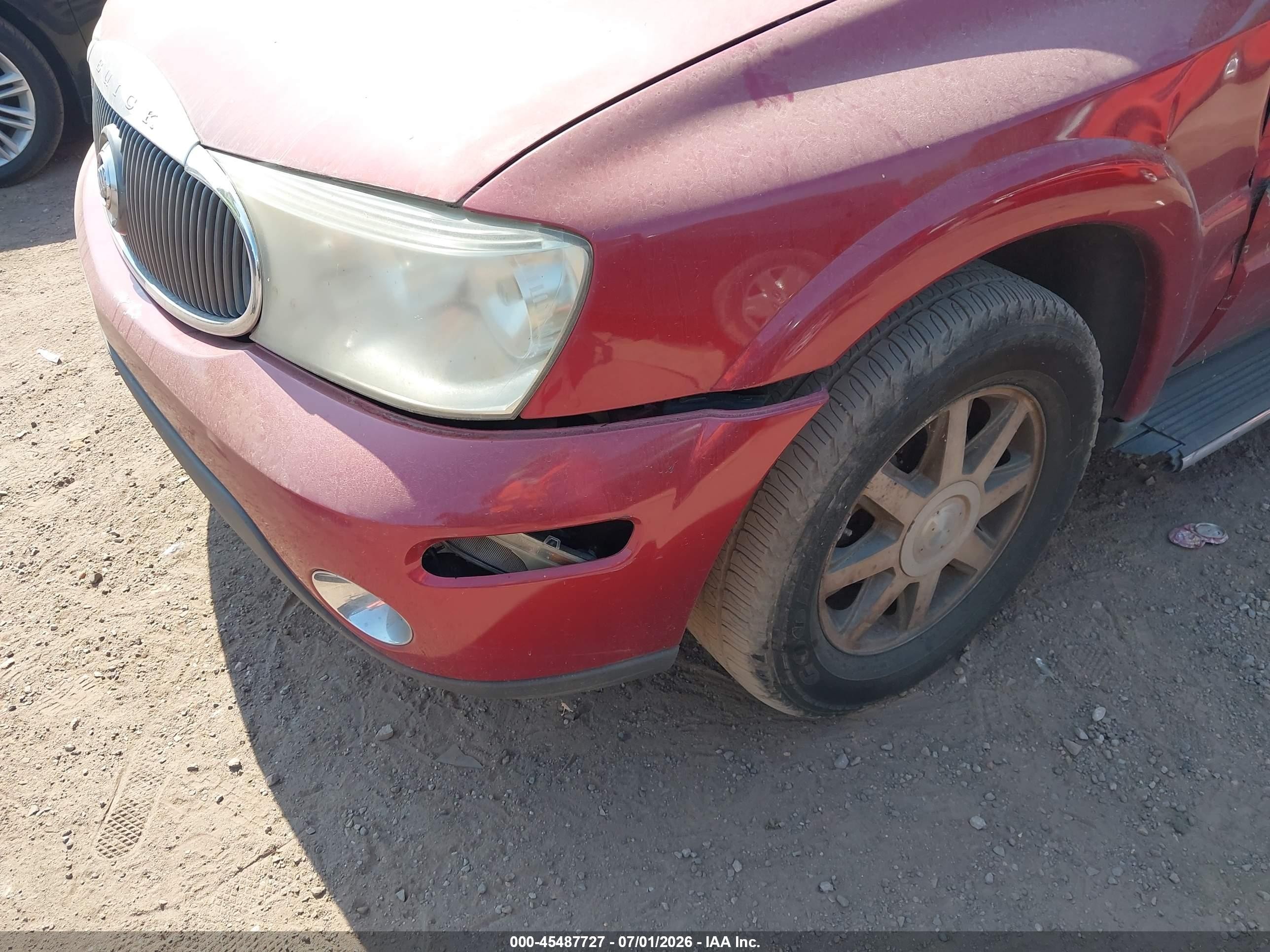2005 Buick Rainier Cxl Red vin: 5GADS13S452129693