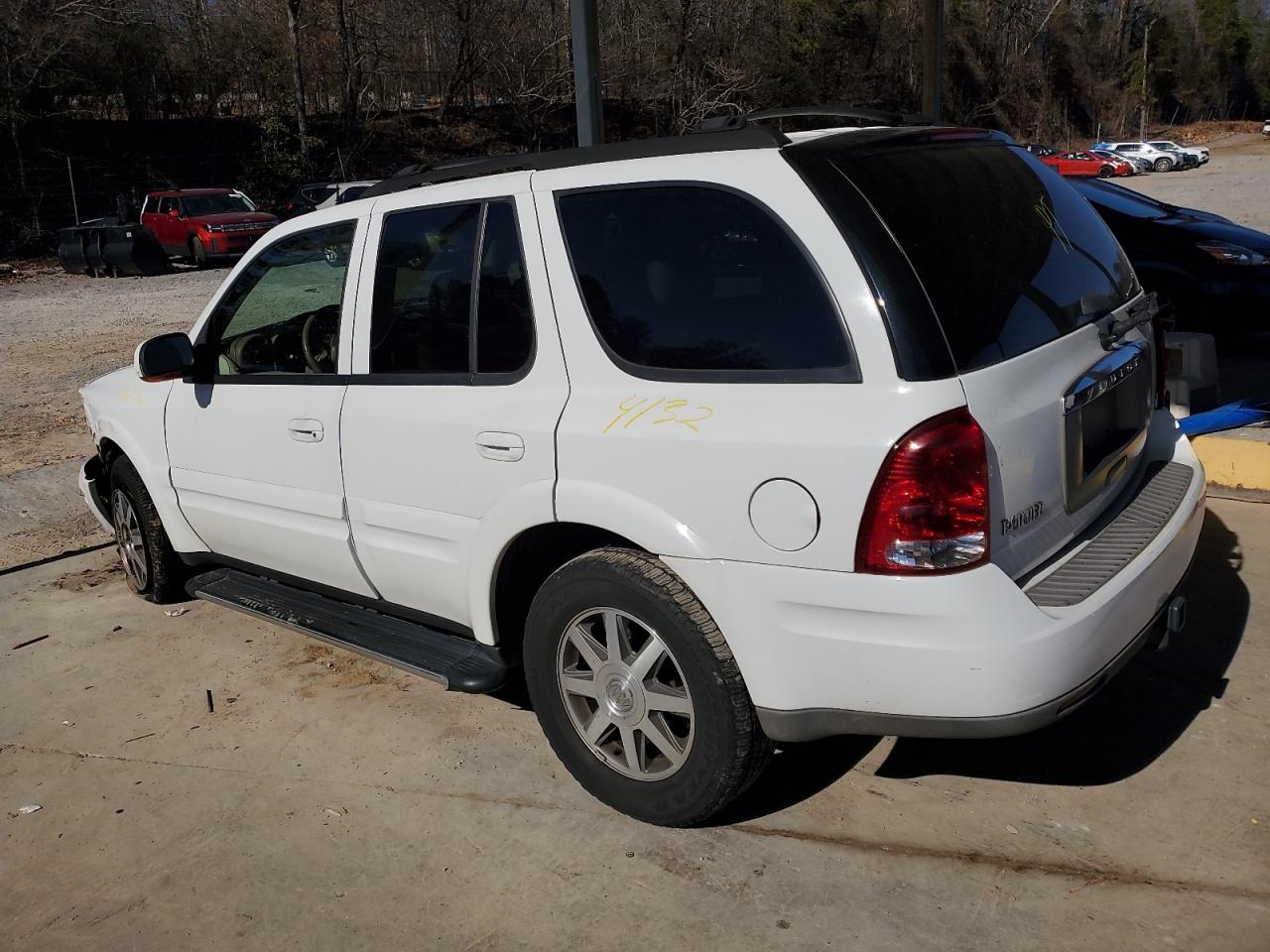 2004 Buick Rainier Cxl White vin: 5GADS13S542234497