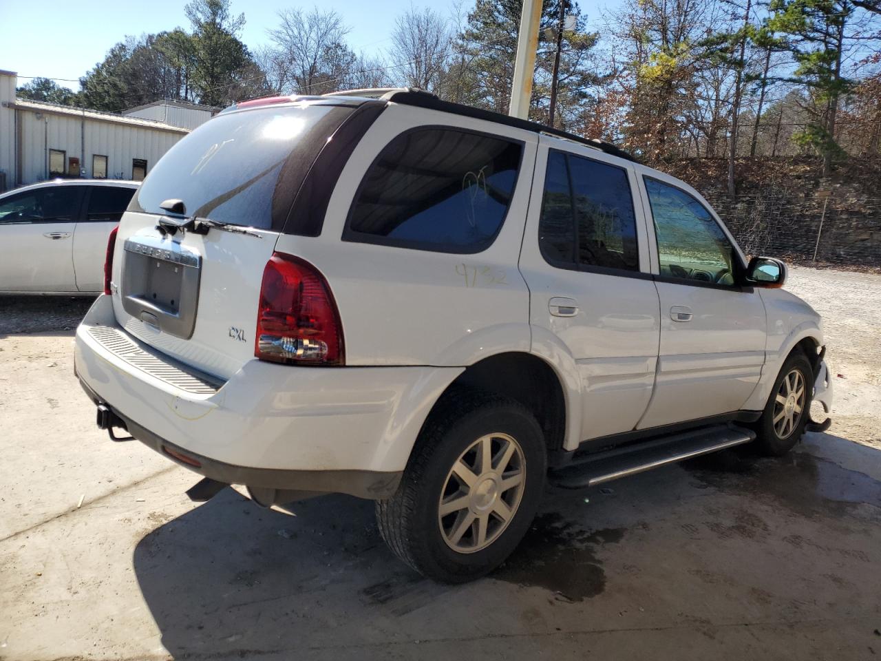 2004 Buick Rainier Cxl White vin: 5GADS13S542234497