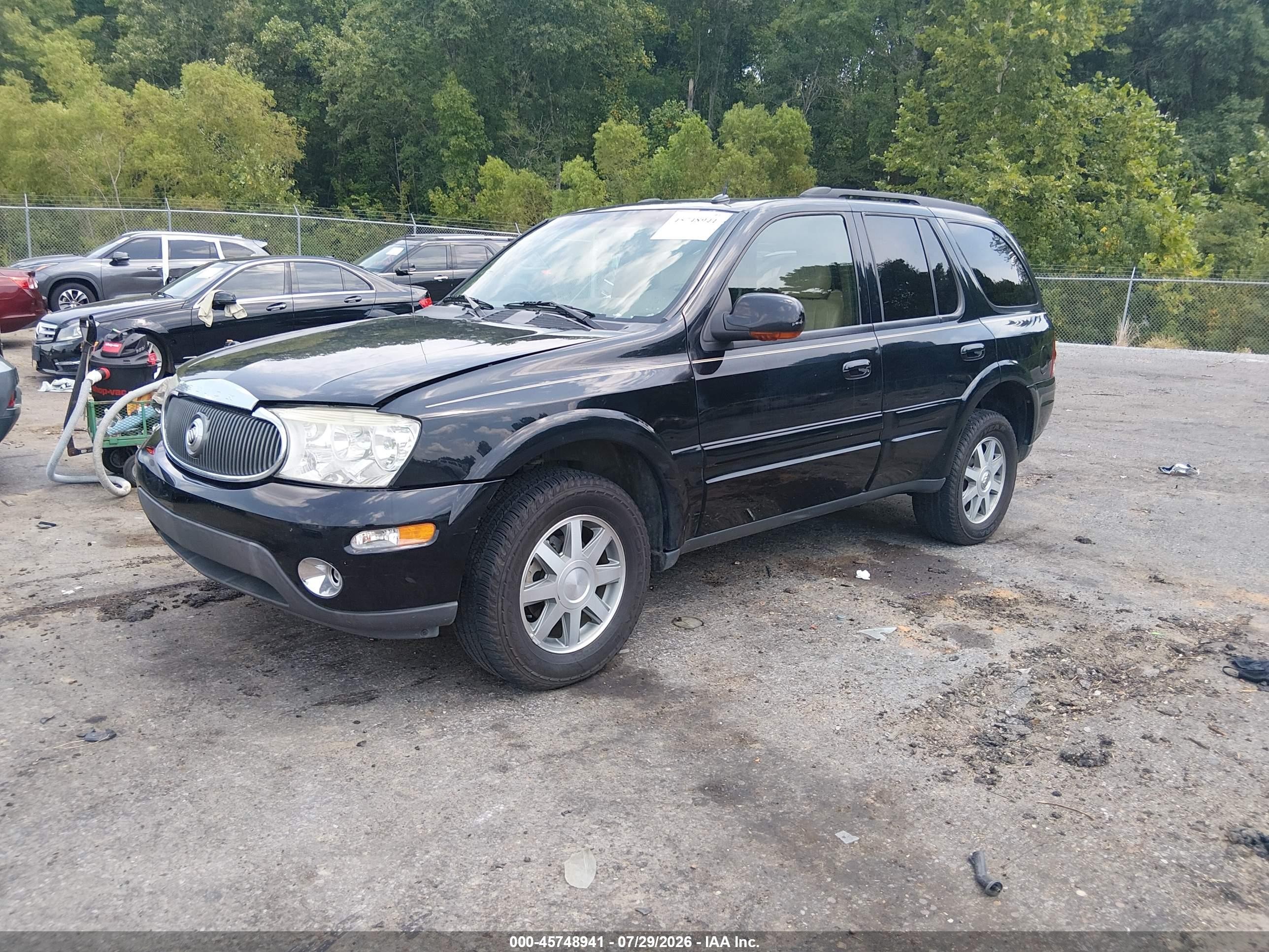 2005 Buick Rainier Cxl Black vin: 5GADS13S552125894
