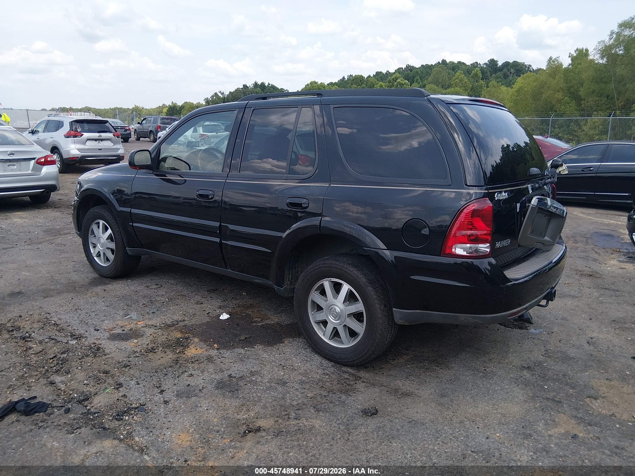 2005 Buick Rainier Cxl Black vin: 5GADS13S552125894