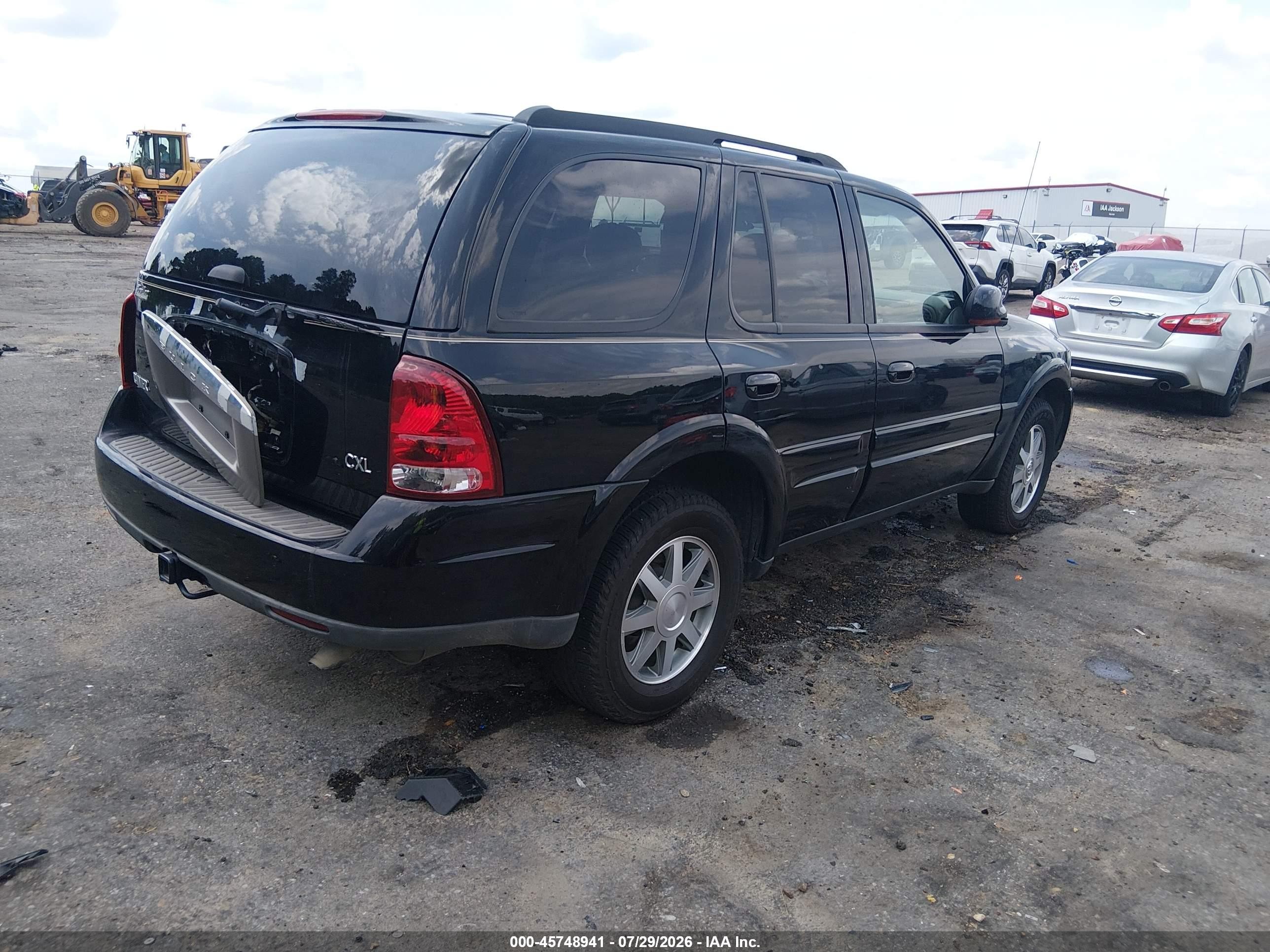 2005 Buick Rainier Cxl Black vin: 5GADS13S552125894