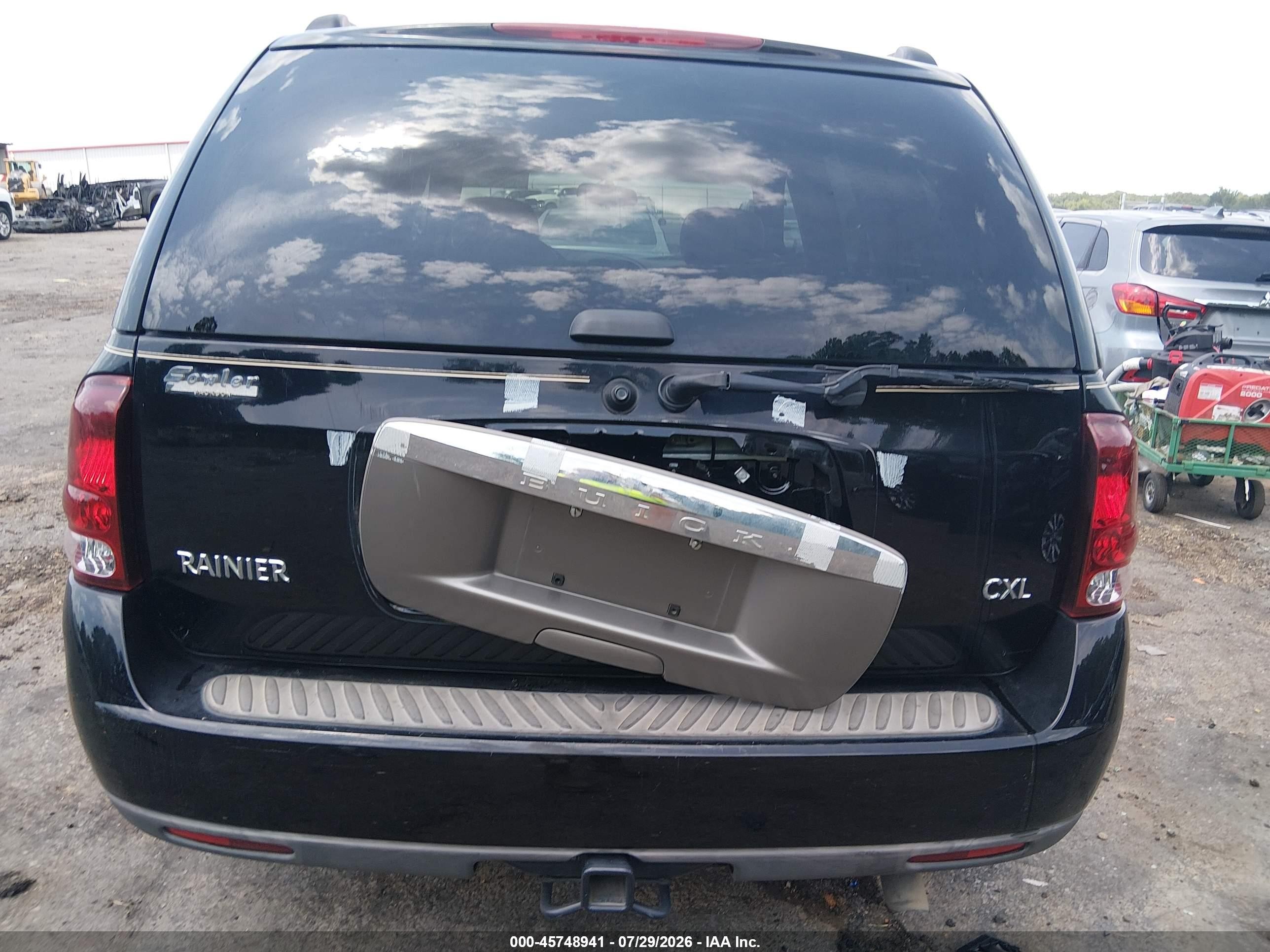 2005 Buick Rainier Cxl Black vin: 5GADS13S552125894