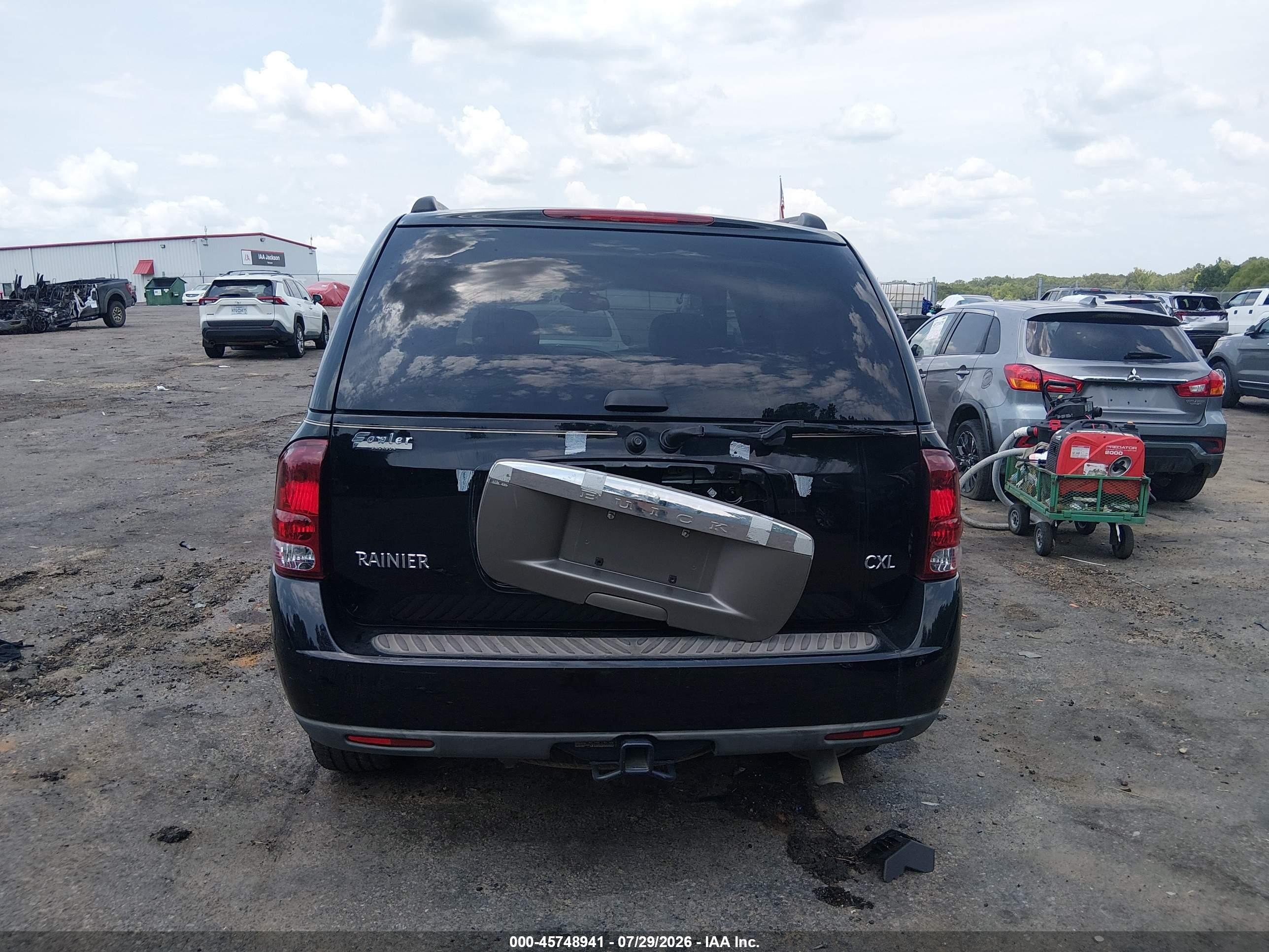 2005 Buick Rainier Cxl Black vin: 5GADS13S552125894