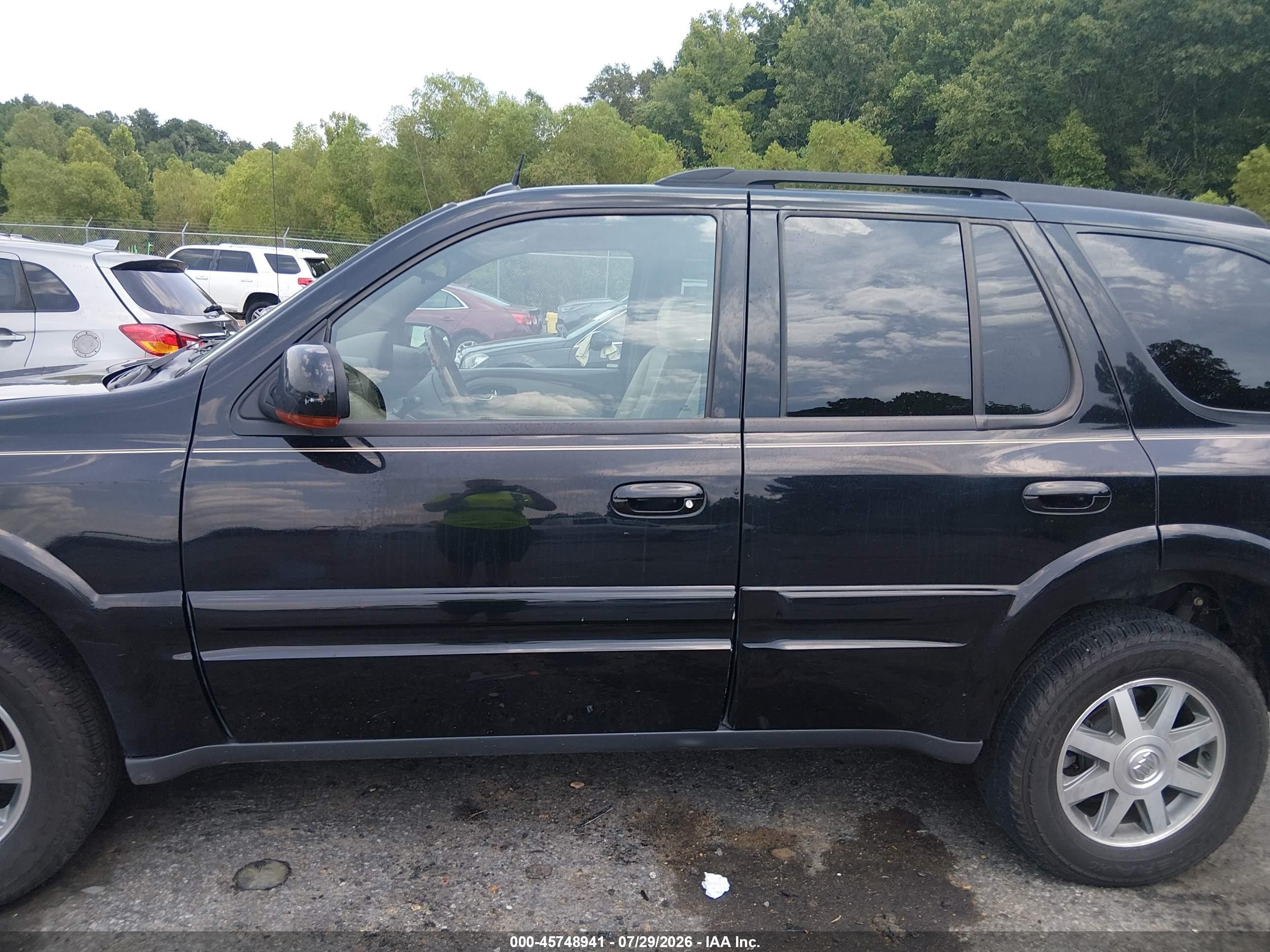 2005 Buick Rainier Cxl Black vin: 5GADS13S552125894