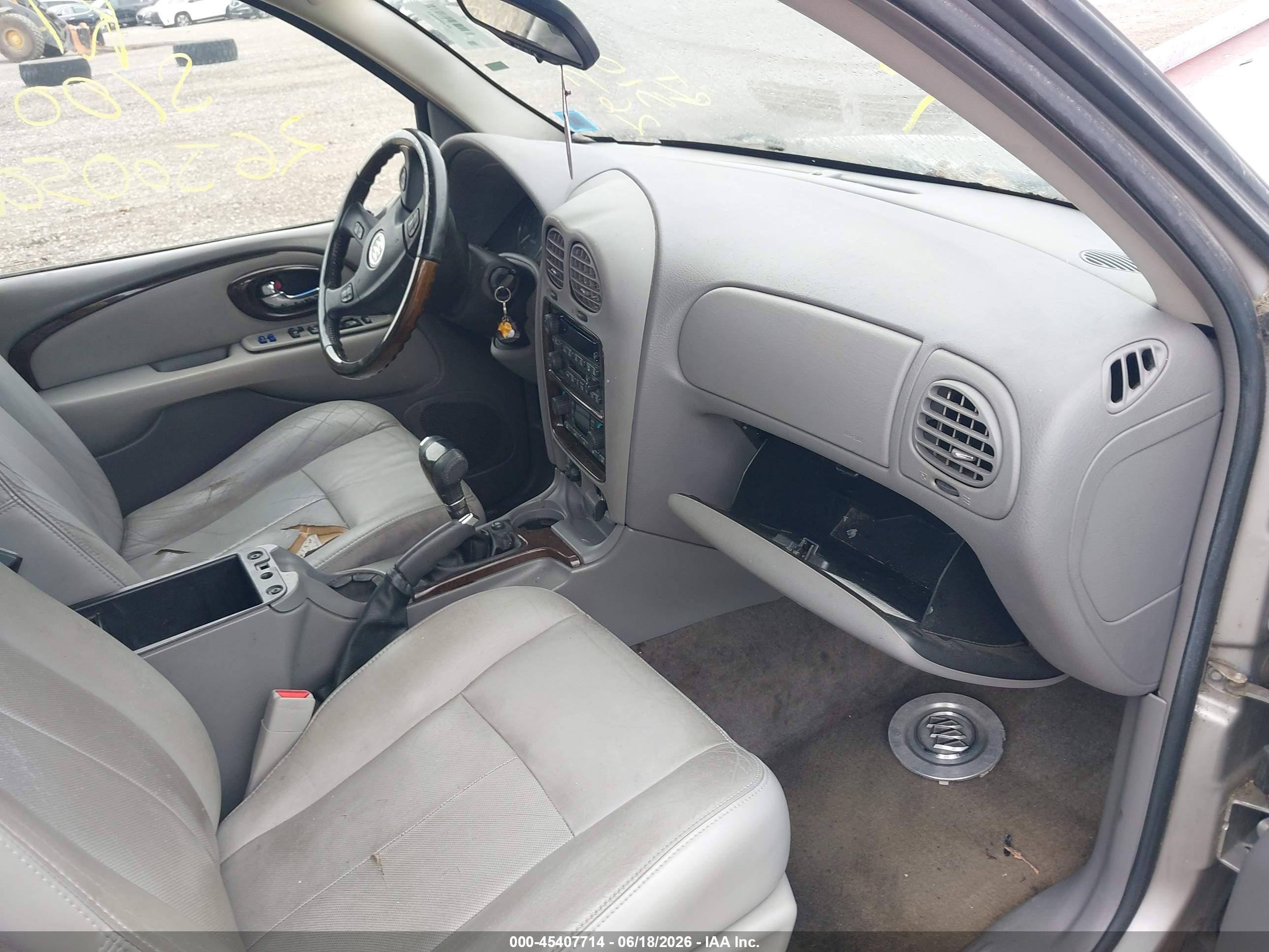 2005 Buick Rainier Cxl Gray vin: 5GADS13S552151329