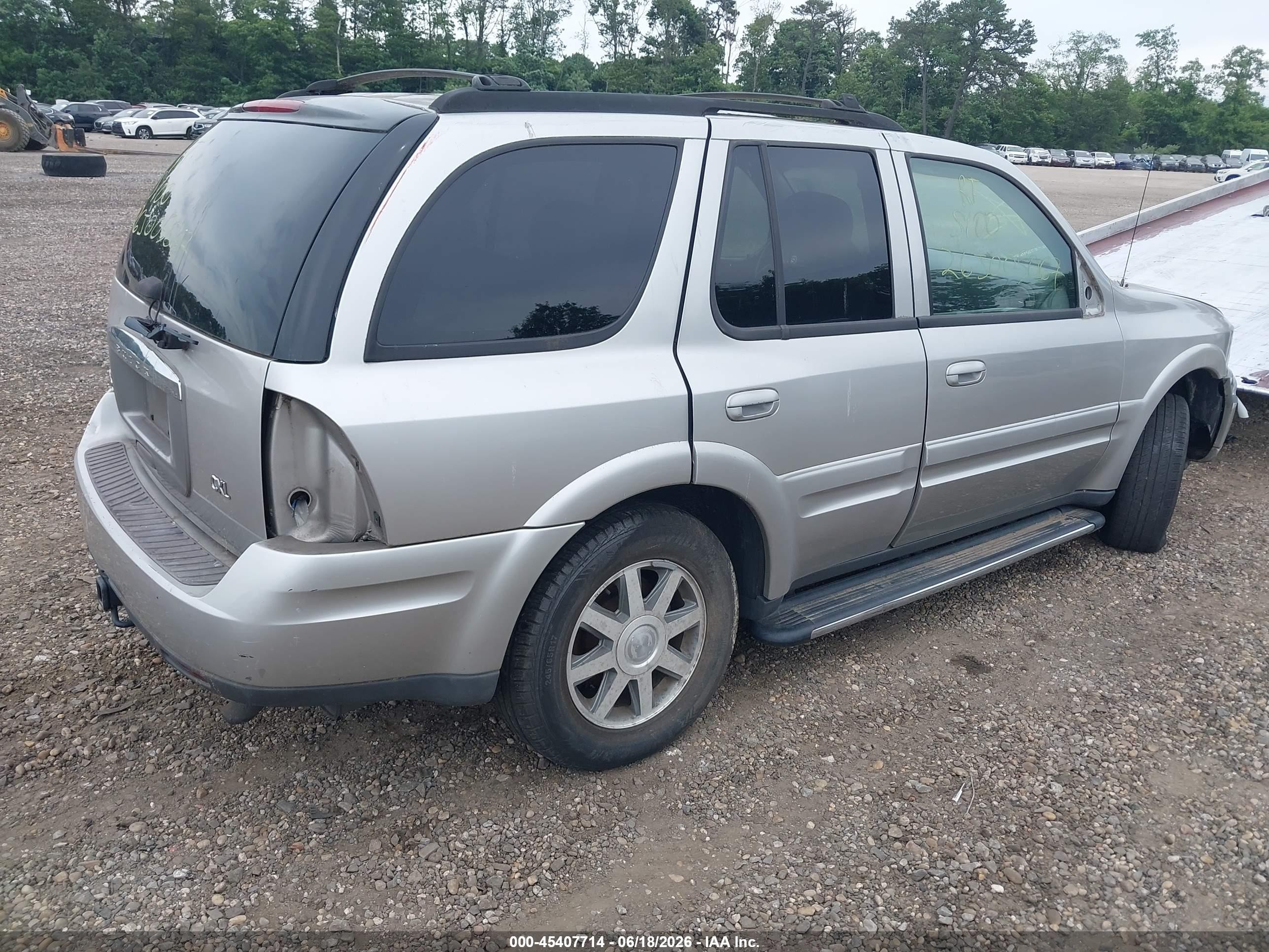 2005 Buick Rainier Cxl Gray vin: 5GADS13S552151329
