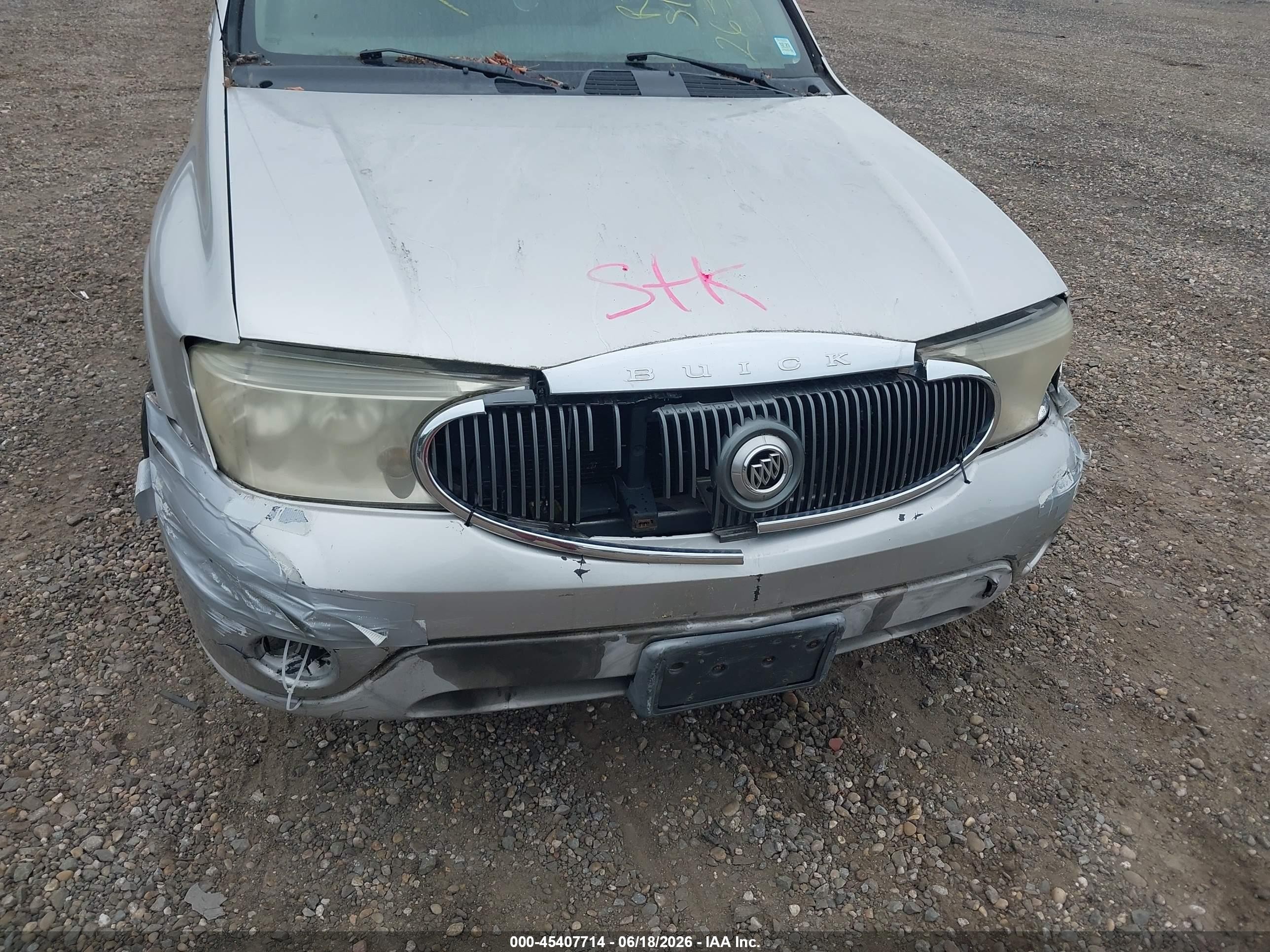 2005 Buick Rainier Cxl Gray vin: 5GADS13S552151329