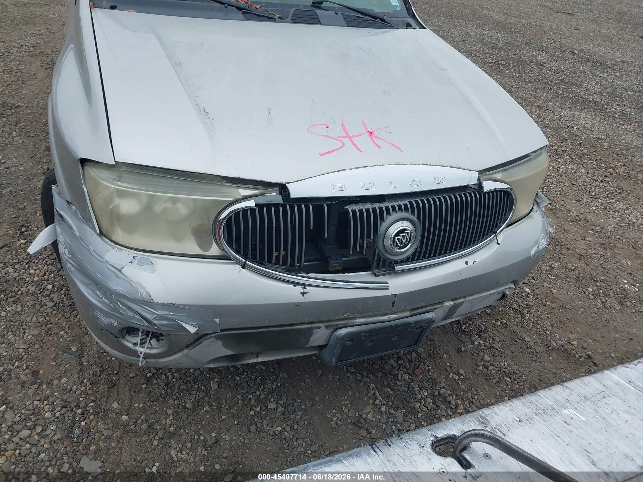 2005 Buick Rainier Cxl Gray vin: 5GADS13S552151329