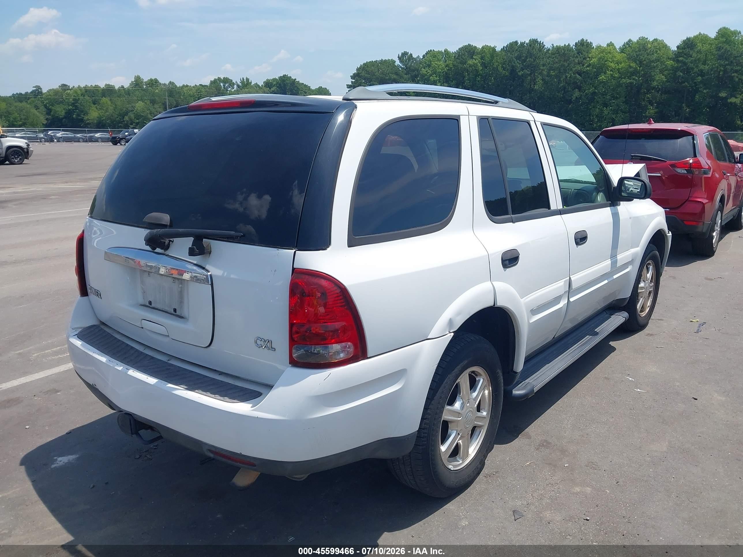 2006 Buick Rainier Cxl White vin: 5GADS13S562232963