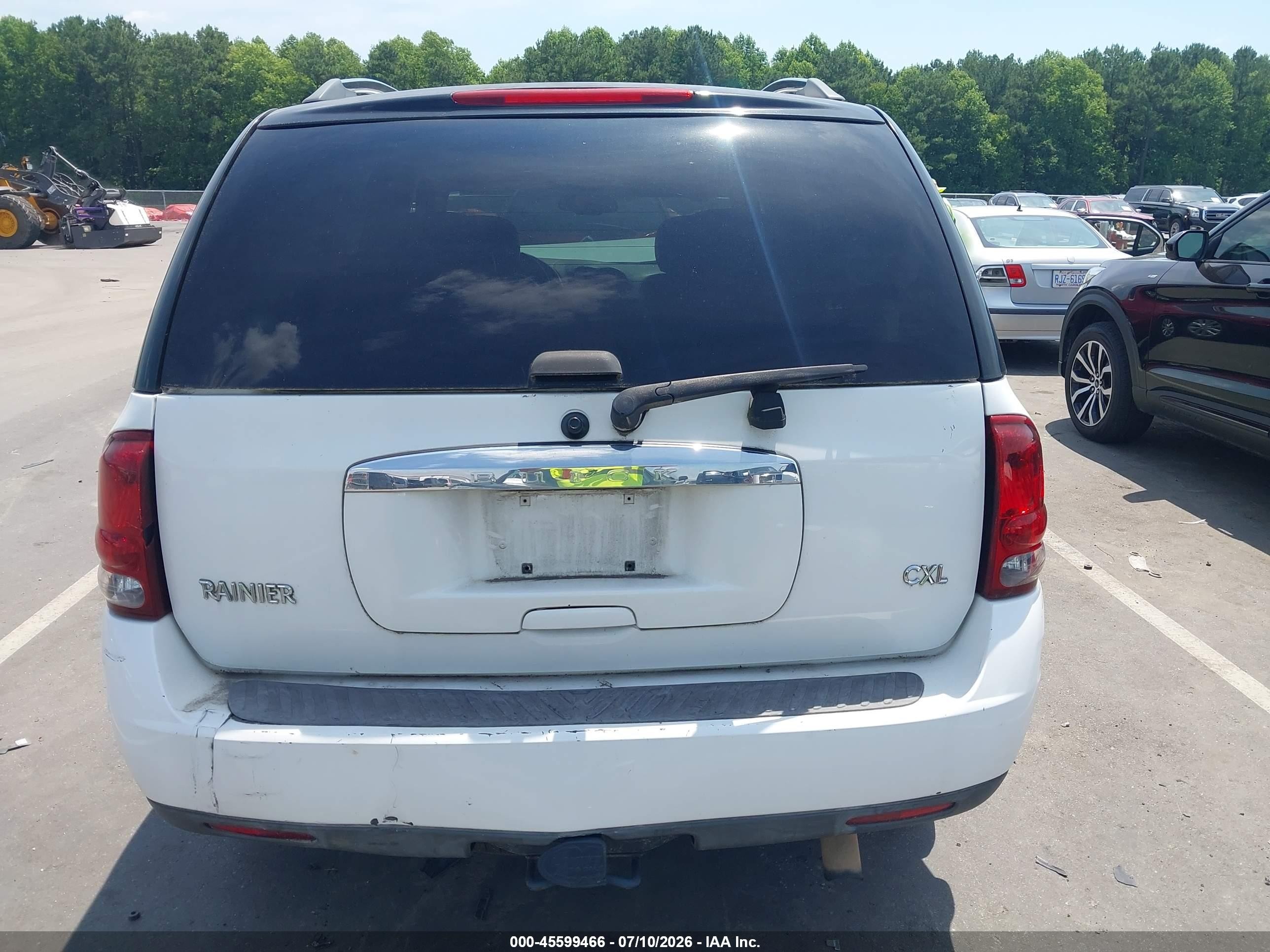 2006 Buick Rainier Cxl White vin: 5GADS13S562232963