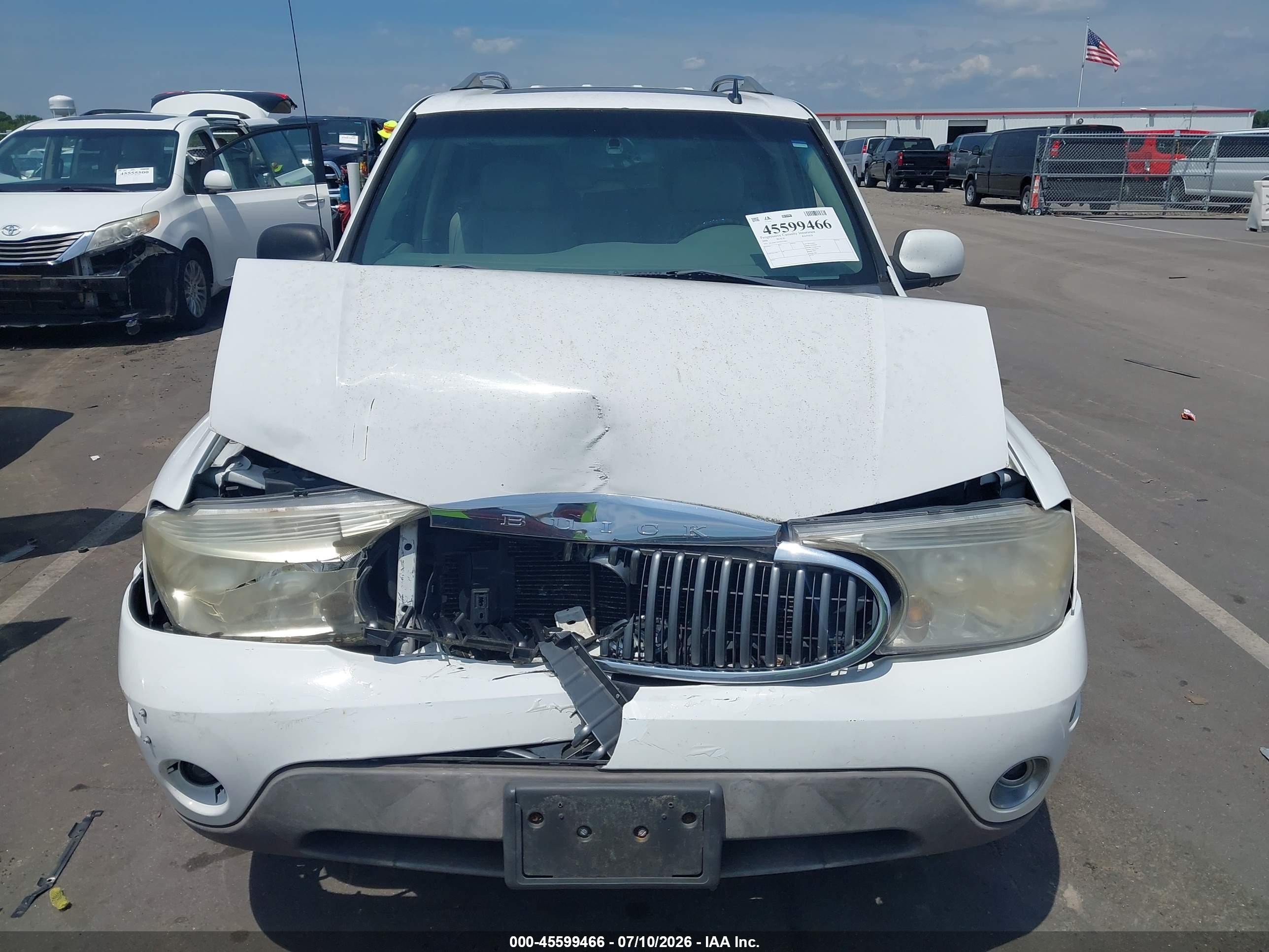 2006 Buick Rainier Cxl White vin: 5GADS13S562232963