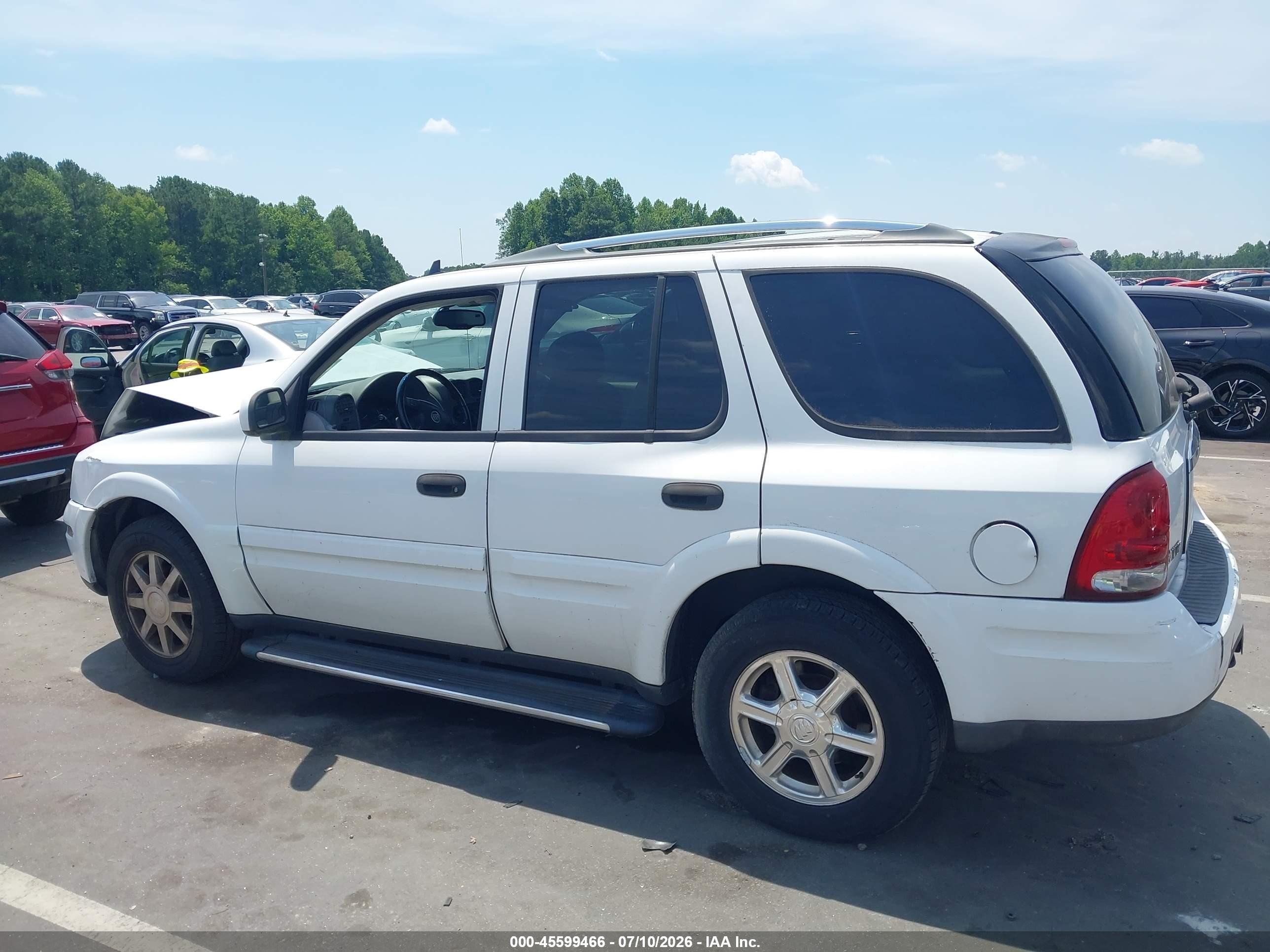 2006 Buick Rainier Cxl White vin: 5GADS13S562232963