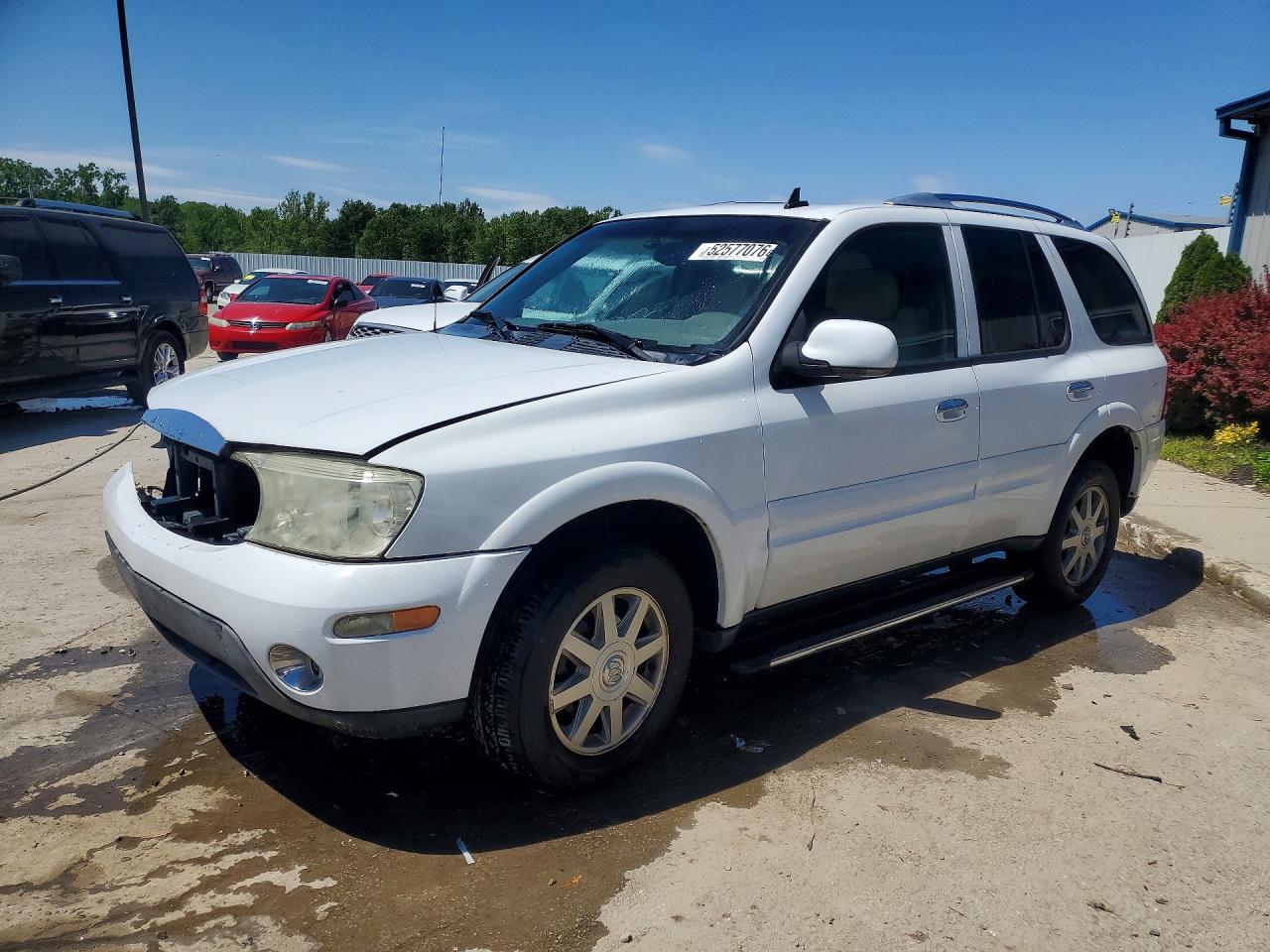 2007 Buick Rainier Cxl White vin: 5GADS13S572124781